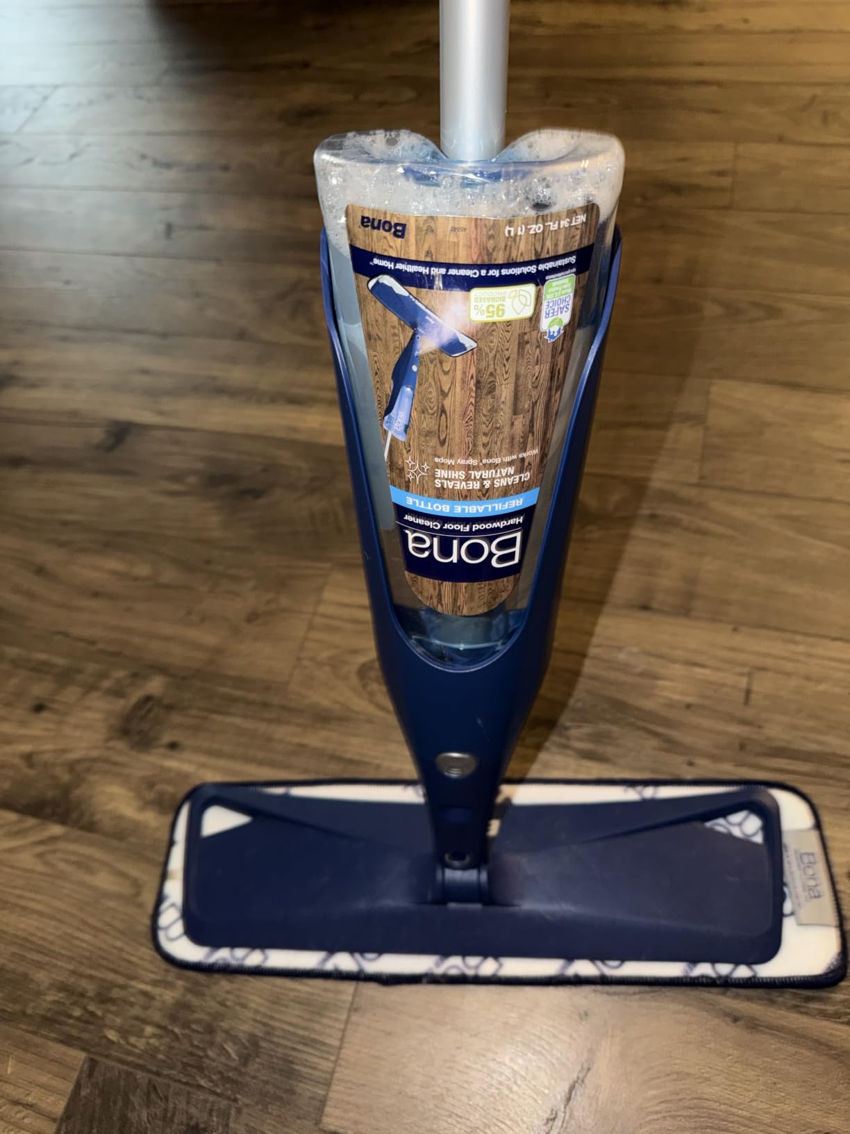 Bona Multi-Surface Hard Floor Cleaner Spray Mop Cartridge - 34 fl oz customer photo 1