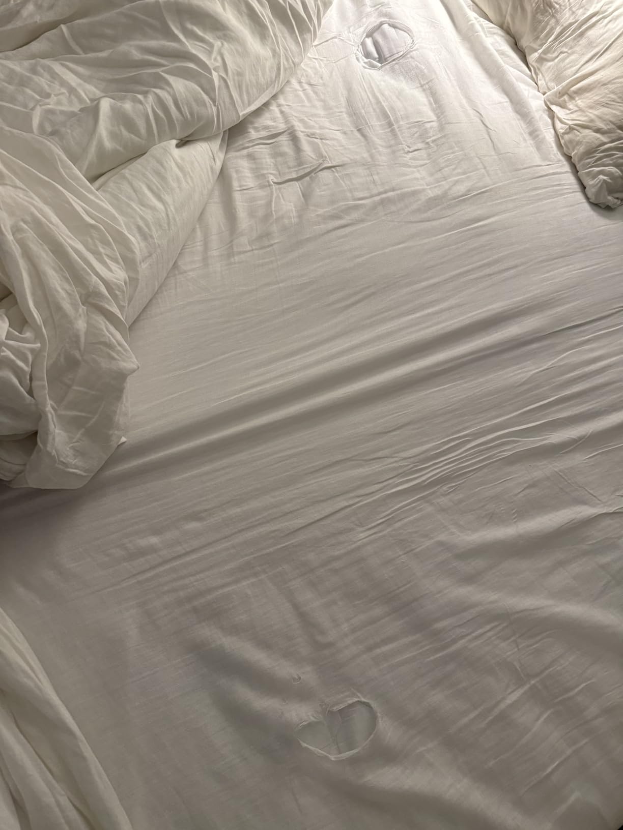 DAPU 100% Linen Sheets Queen Size,170GSM French Flax Pure Linen Sheets Set customer photo 1