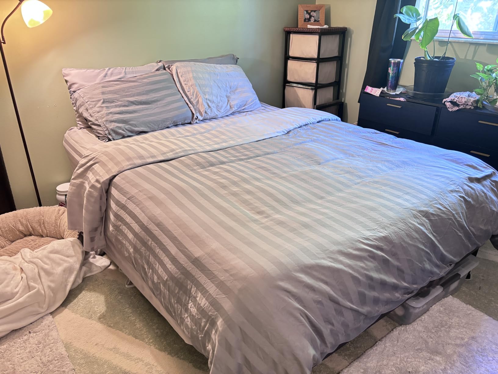 Queen Duvet Cover by Pure Bamboo, 3 Piece Set, Genuine 100% Organic Viscose Derived from Bamboo, Luxuriously Soft and Cooling, 2 Pillowcases (Queen, White) customer photo 1