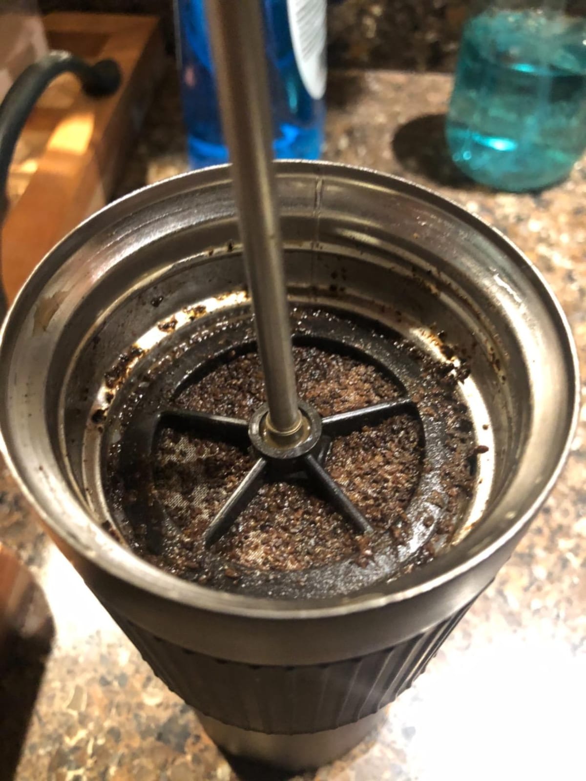 Black Portable French Press Travel Mug & Coffee Maker customer photo 1