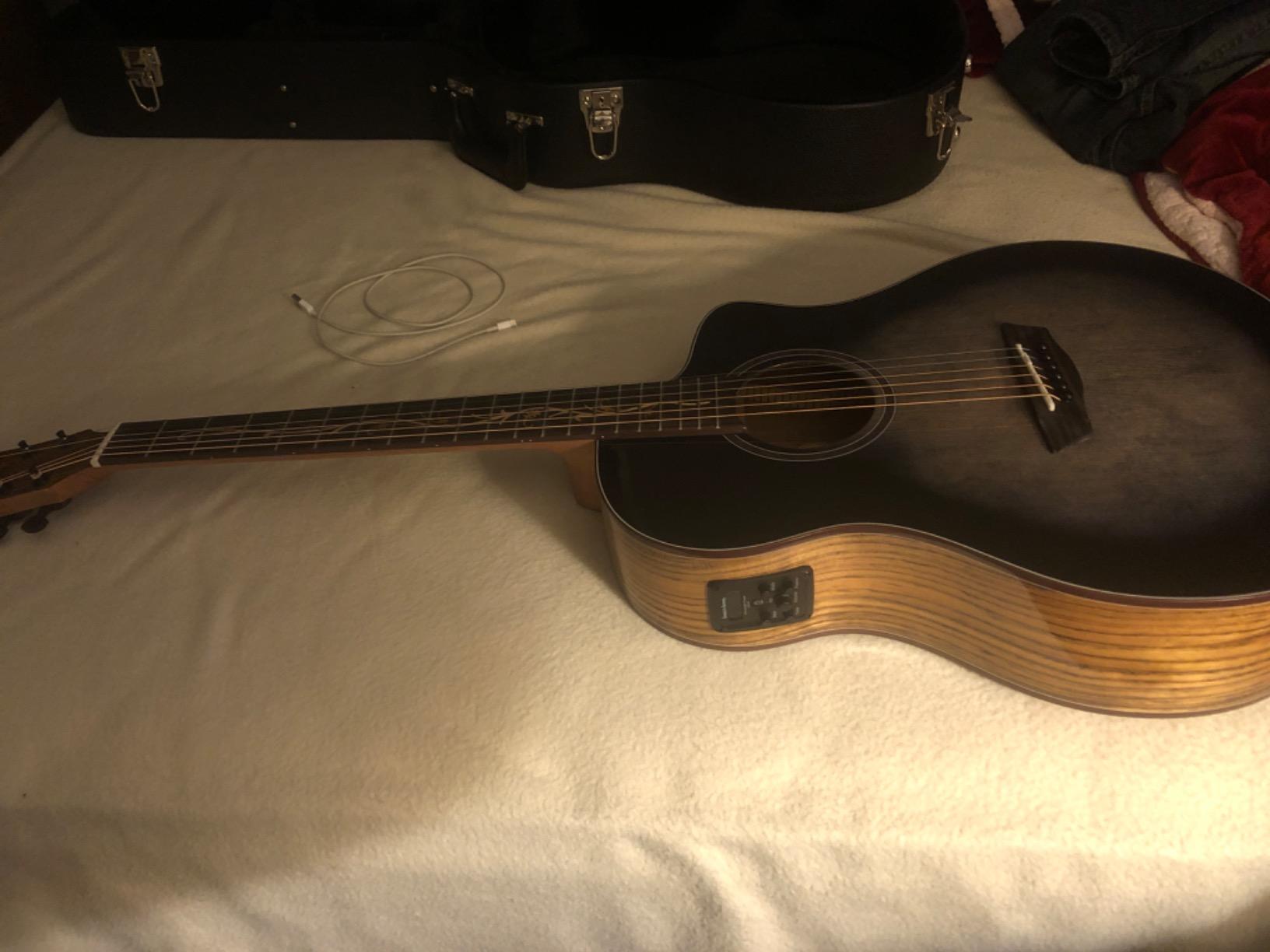 Washburn Bella Tono Vite S9V Studio Cutaway Acoustic Electric Guitar (BTS9VCECH-D) customer photo 2
