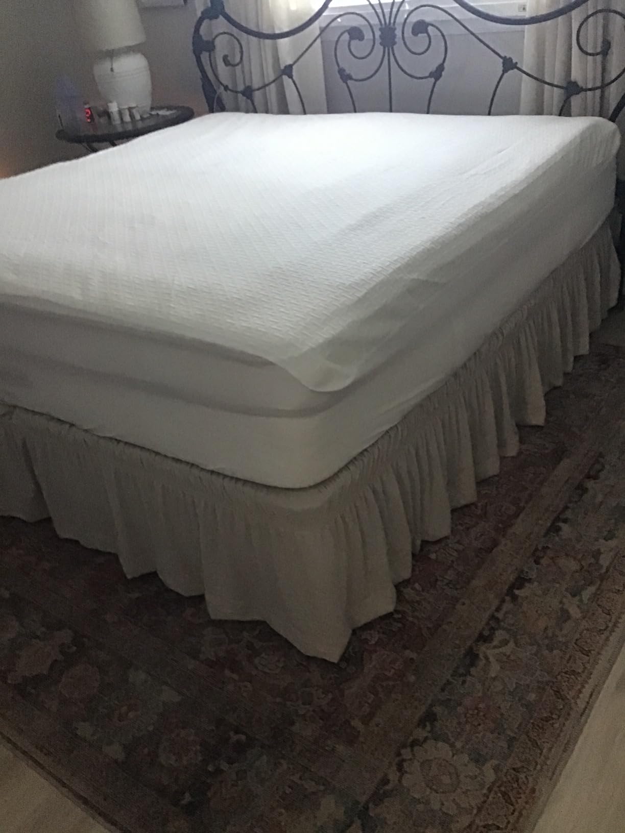 Inspire Waterproof Mattress Protector, Dark Colored to Hide Stains, Extra Large 34 x 54, Quilted Bed Pad for Incontinence Washable, for Adults and Kids customer photo 2