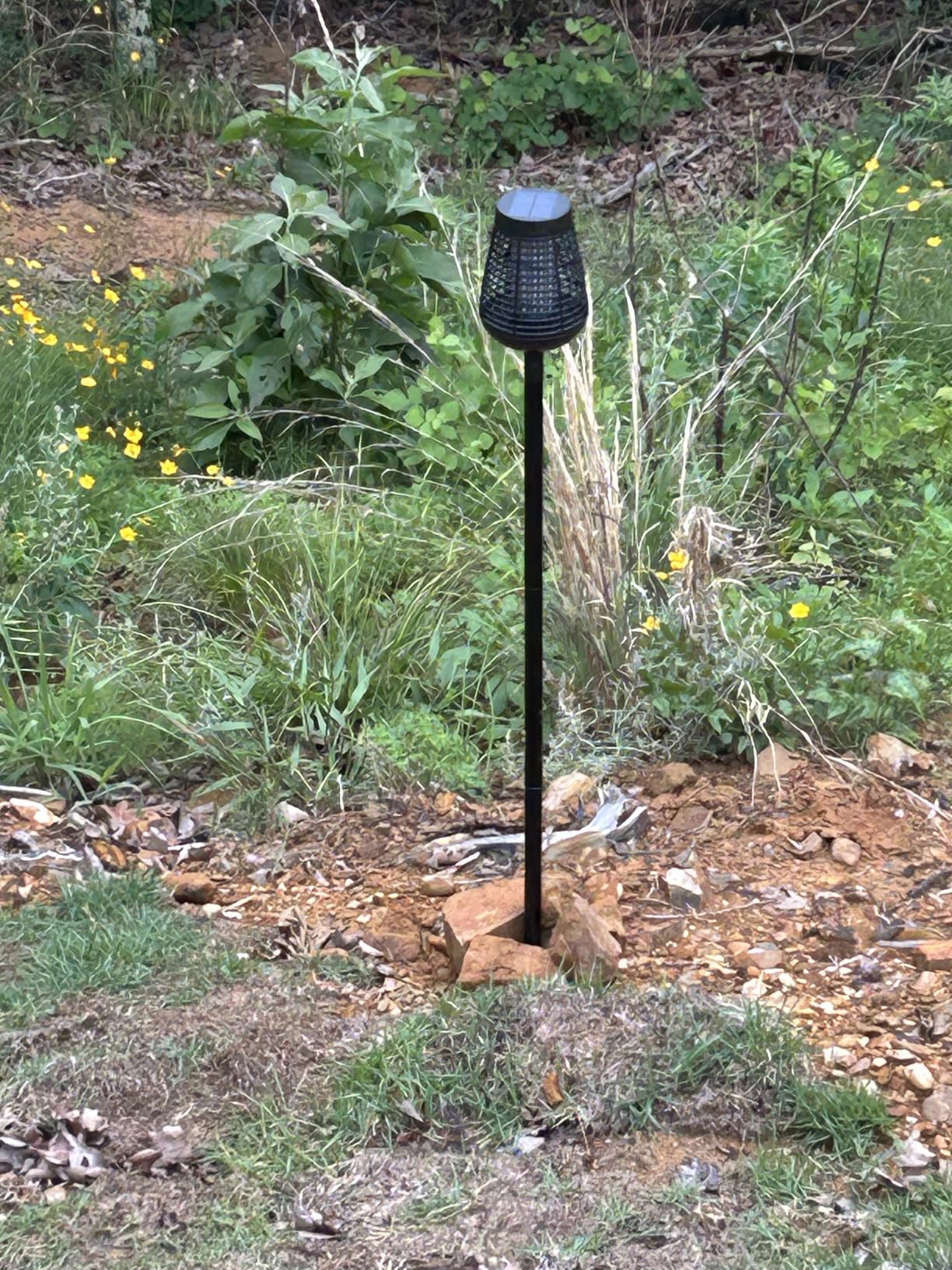 PIC Solar Insect Killer Torch (DFST), Bug Zapper and Accent Light, Solar Bug Zapper - Kills Bugs on Contact customer photo 2