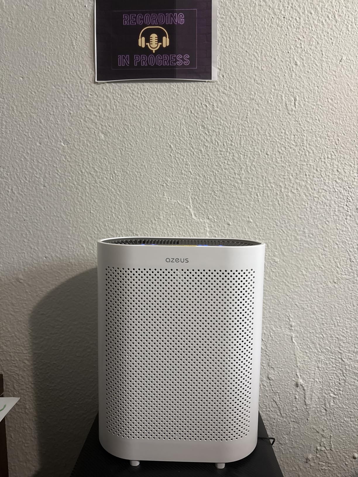 AZEUS Air Purifier for Wildfire Smoke, UV-C HEPA for Home Large Room, White customer photo 2