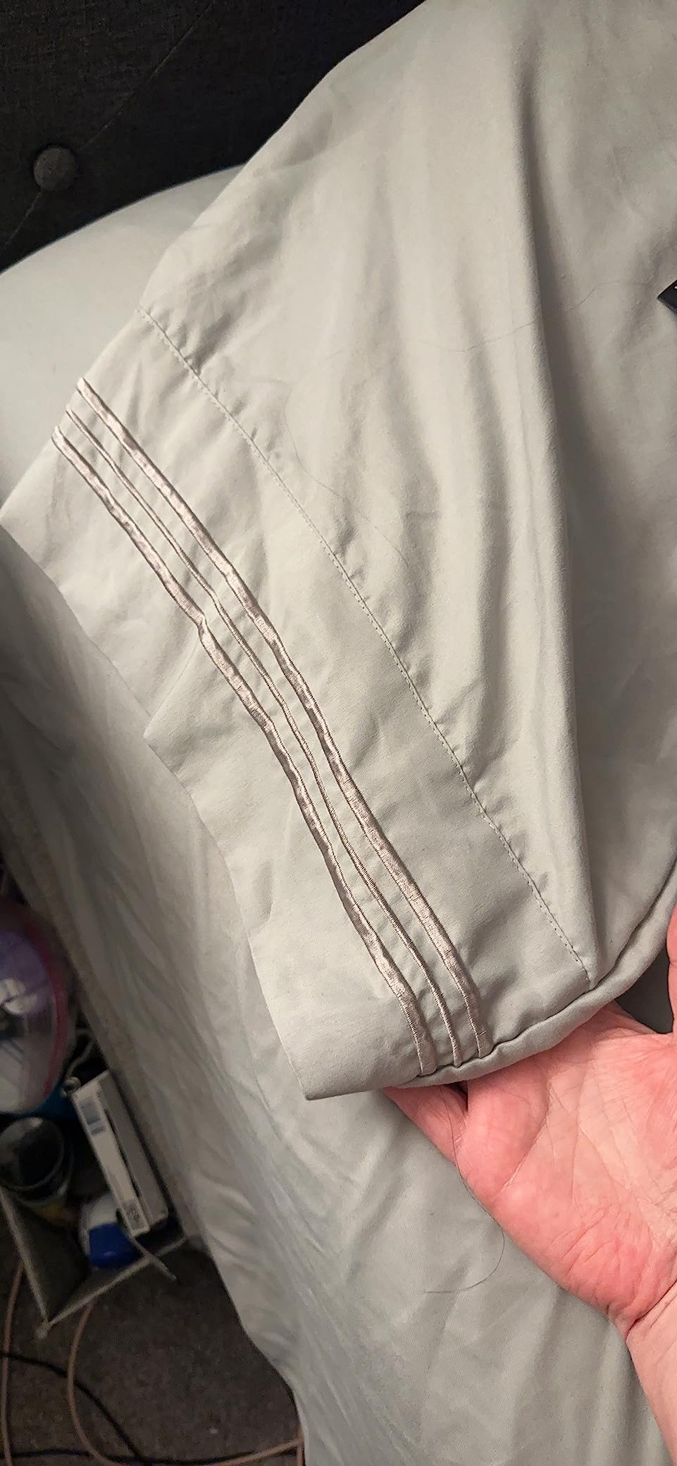 DREAMCARE Queen Sheet Set - Queen - Extra Deep - Gray customer photo 2
