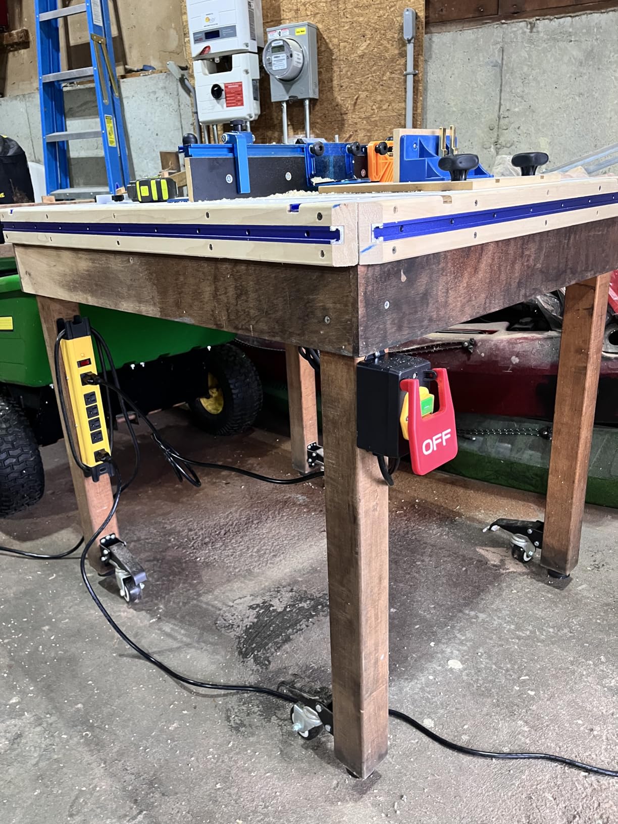 POWERTEC Router Table Fence Kit Deluxe System 3-3/8” Tall 24
