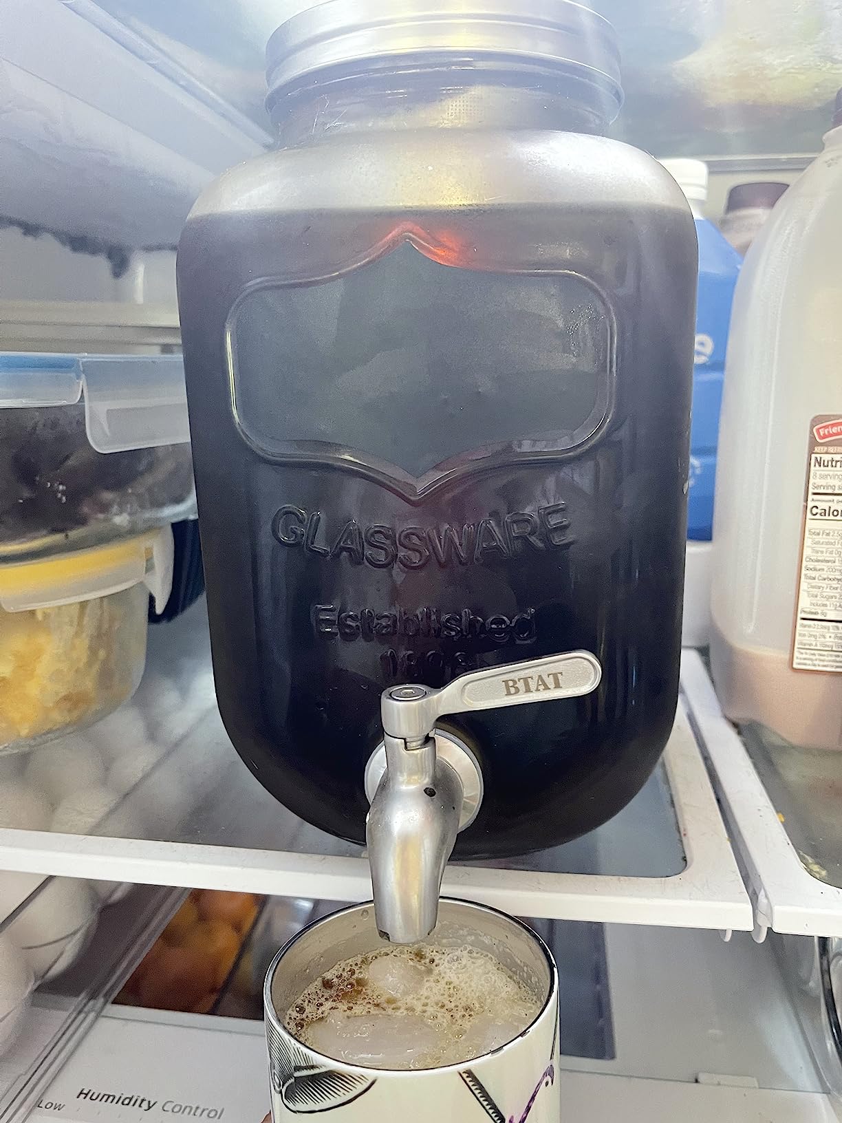 BTaT- 1 Gallon Cold Brew Coffee Maker, Thick Glass Pitcher customer photo 1