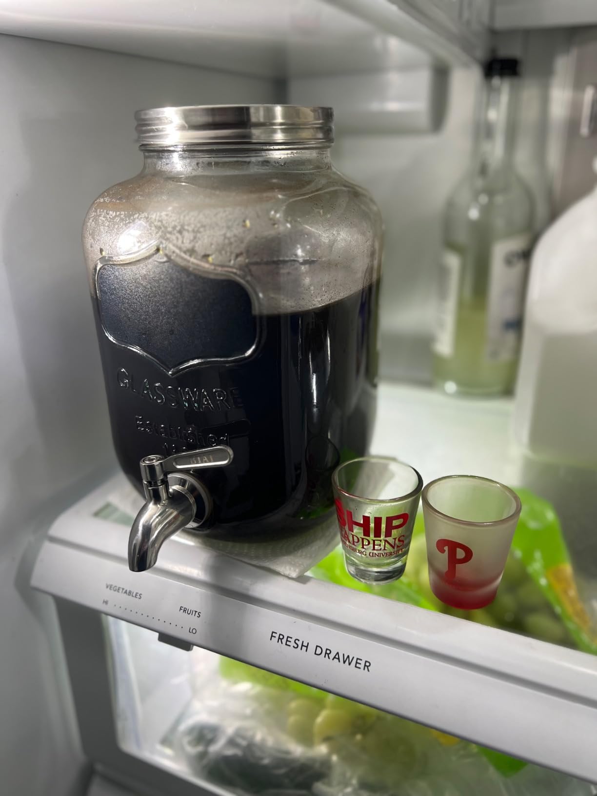 BTaT- 1 Gallon Cold Brew Coffee Maker, Thick Glass Pitcher customer photo 2