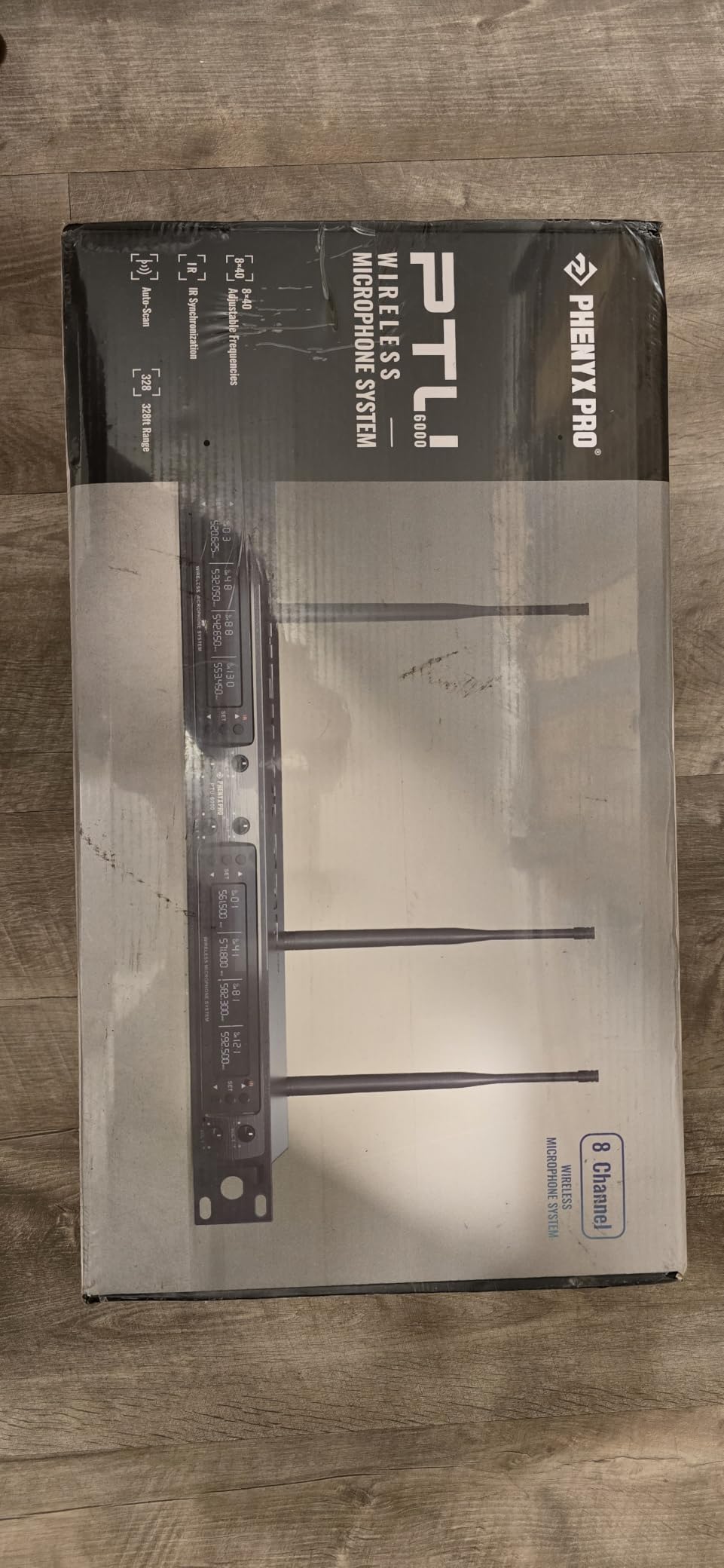 Phenyx Pro 8-Channel UHF Auto Scan Wireless Microphone System,PTU-6000-8H customer photo 1