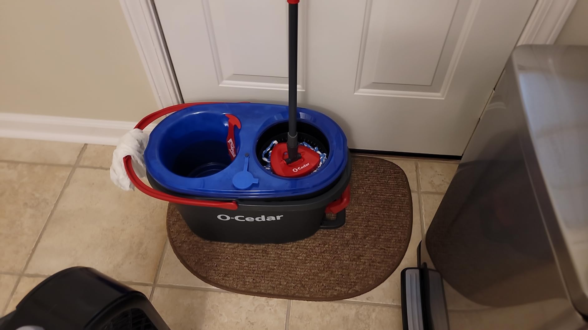 O-Cedar RinseClean Spin Mop & Bucket System | Clean with Clean Water | Removes 99% of Bacteria customer photo 2