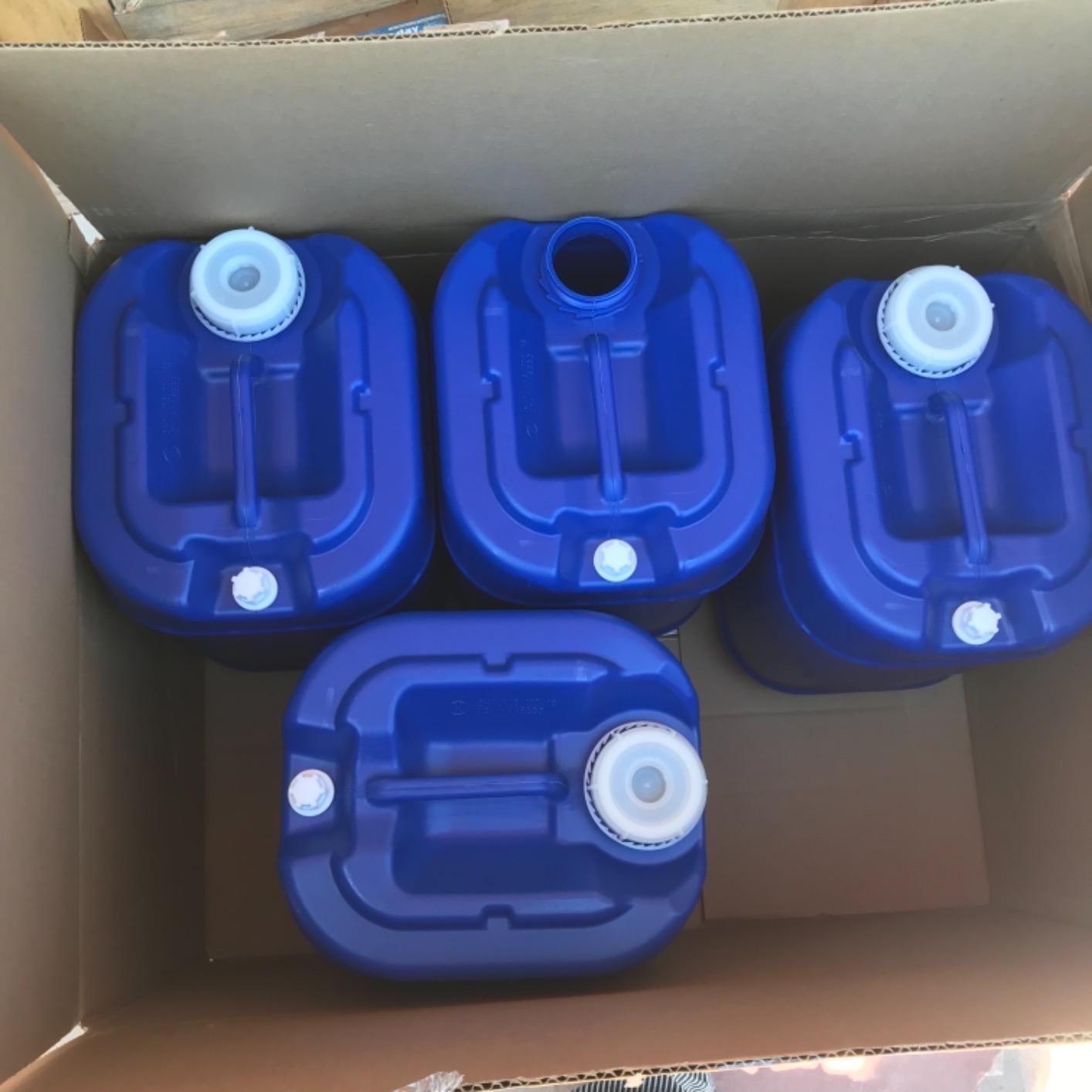 5-Gallon Stackable Water Storage Containers, Emergency Water Storage for Camping and Disaster Preparedness, 30 Gallons customer photo 1