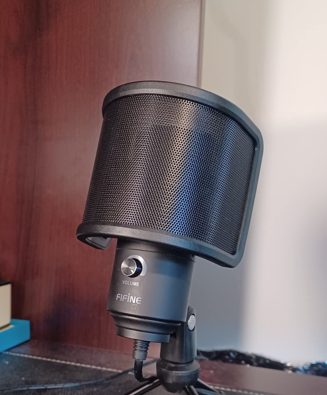 FIFINE U1 Mic Pop Filter Screen with Metal Mesh for Streaming Podcast customer photo 1
