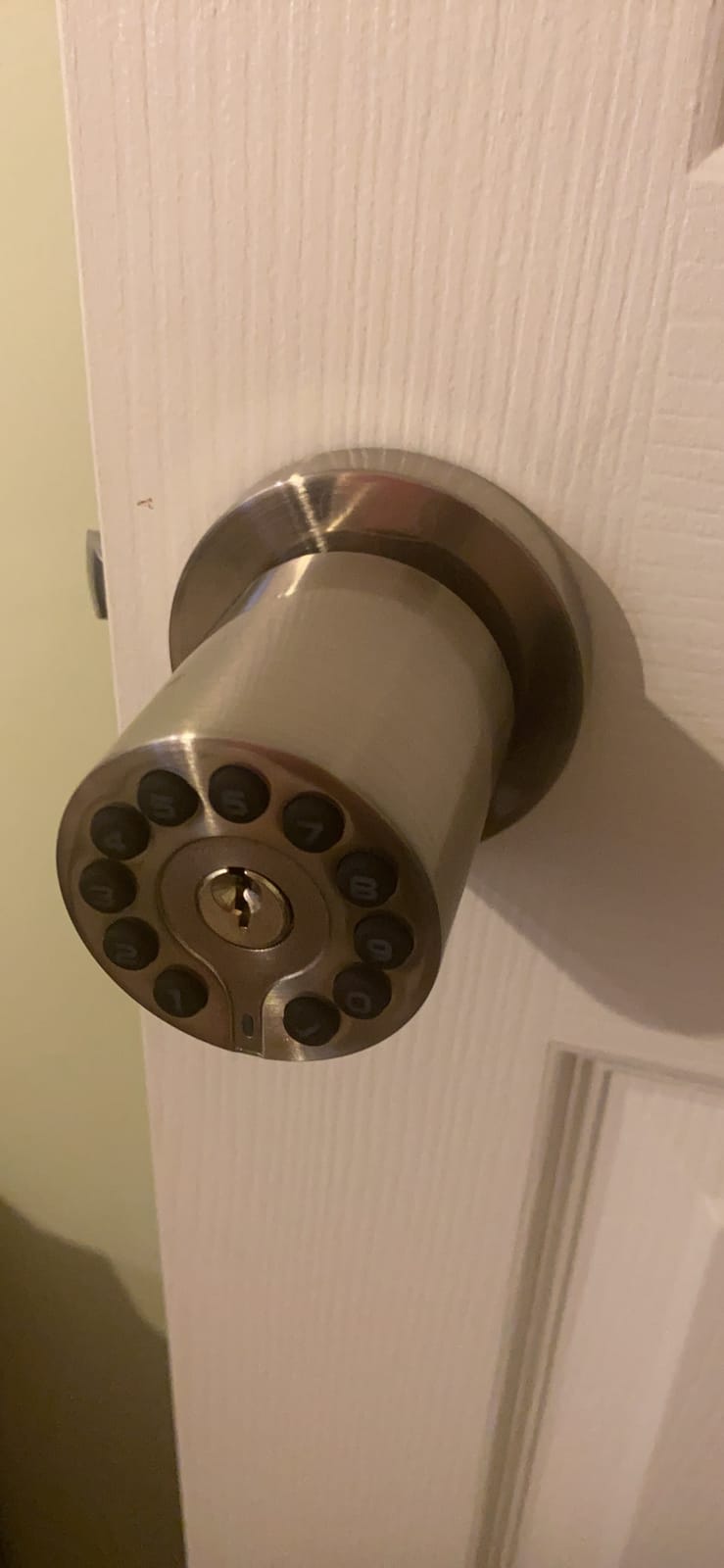 BOTHSTAR Keypad Door Knob with Key,Keyless Entry Door Lock, Code Locks Door Knob, Auto Lock,50 User Code, for Home,Office,Hotel,Bedroom,Garage,Not Deadbolt customer photo 1