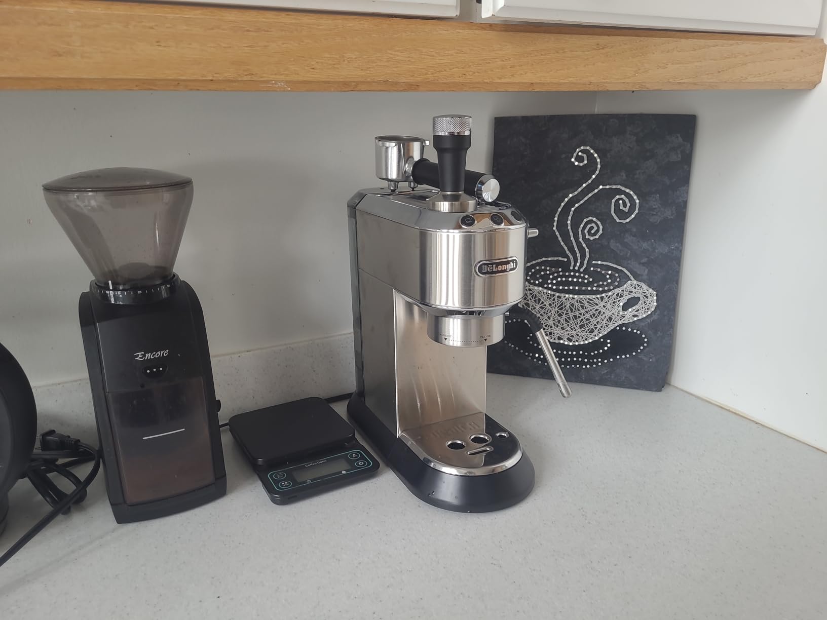 De’Longhi Dedica Arte Espresso Machine with My LatteArt Steam Wand (Milk Frother), 15-Bar Pump & 3-Level Temp Control - Compact Espresso Maker for Latte & Cappuccino - Italian Stainless Steel Design customer photo 2