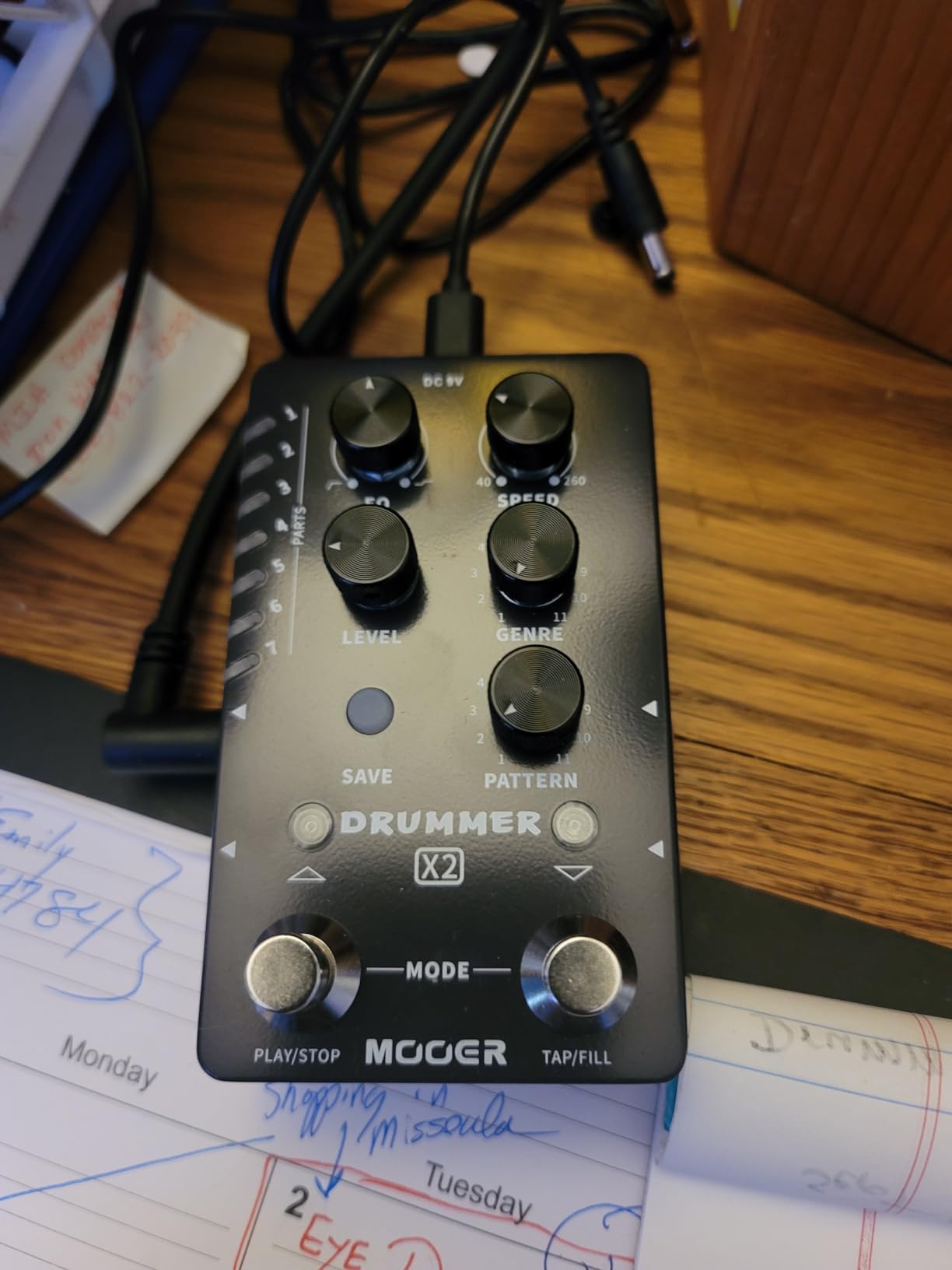 MOOER Groove Looper Pedal Drum Machine Stereo Guitar Loop Recorder Pedals customer photo 1