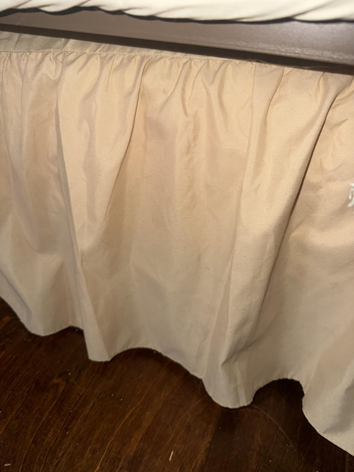 Bed Skirt Queen Size Ruffled Bed Skirt with Split Corners customer photo 2