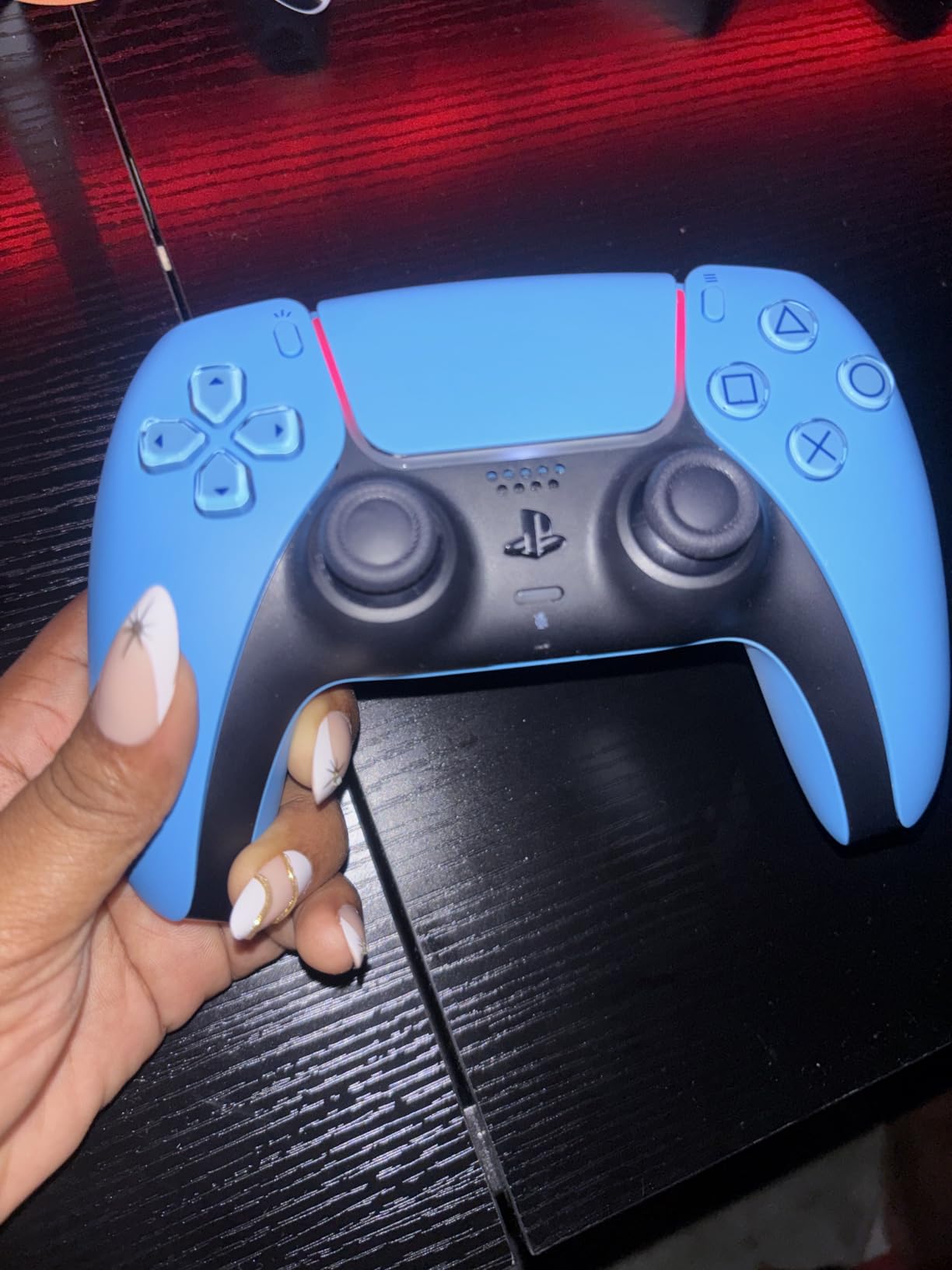 PlayStation DualSense Wireless Controller - Starlight Blue customer photo 1