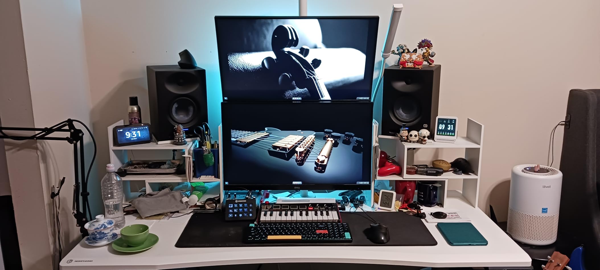 VIVO Black Clamp-on 10 x 9 in Speaker Stands, 2 Pack, MOUNT-SP01CB customer photo 1