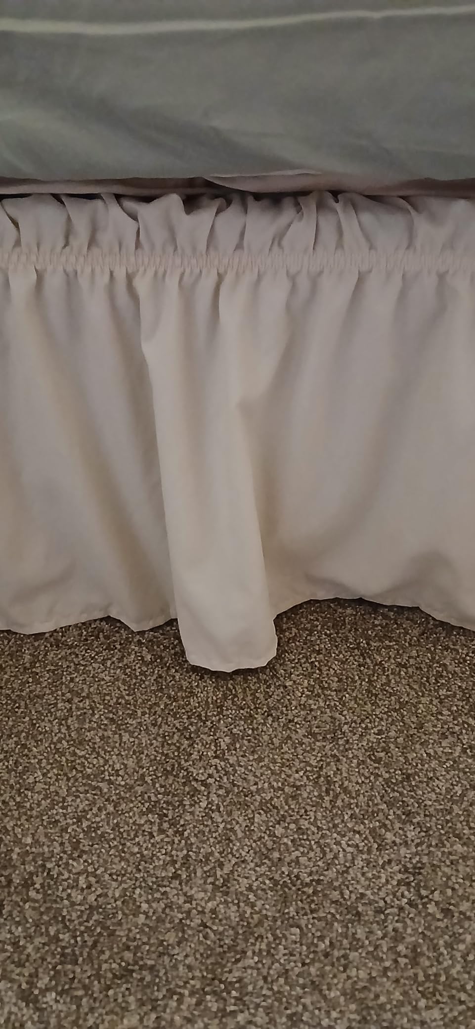 MEILA Wrap Around Elastic Bed Skirt for Queen & King Beds, 16