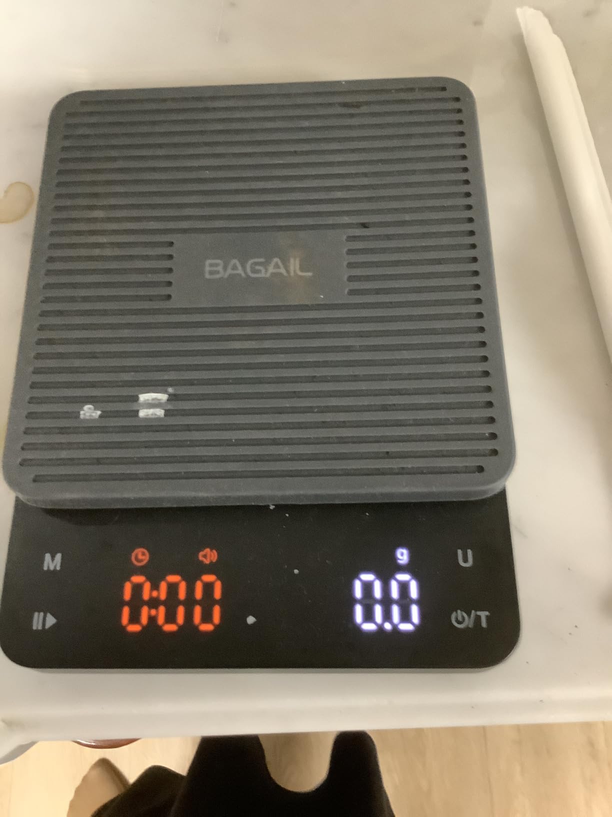BAGAIL Coffee Scale with Timer, 0.1g/3kg Precision customer photo 2