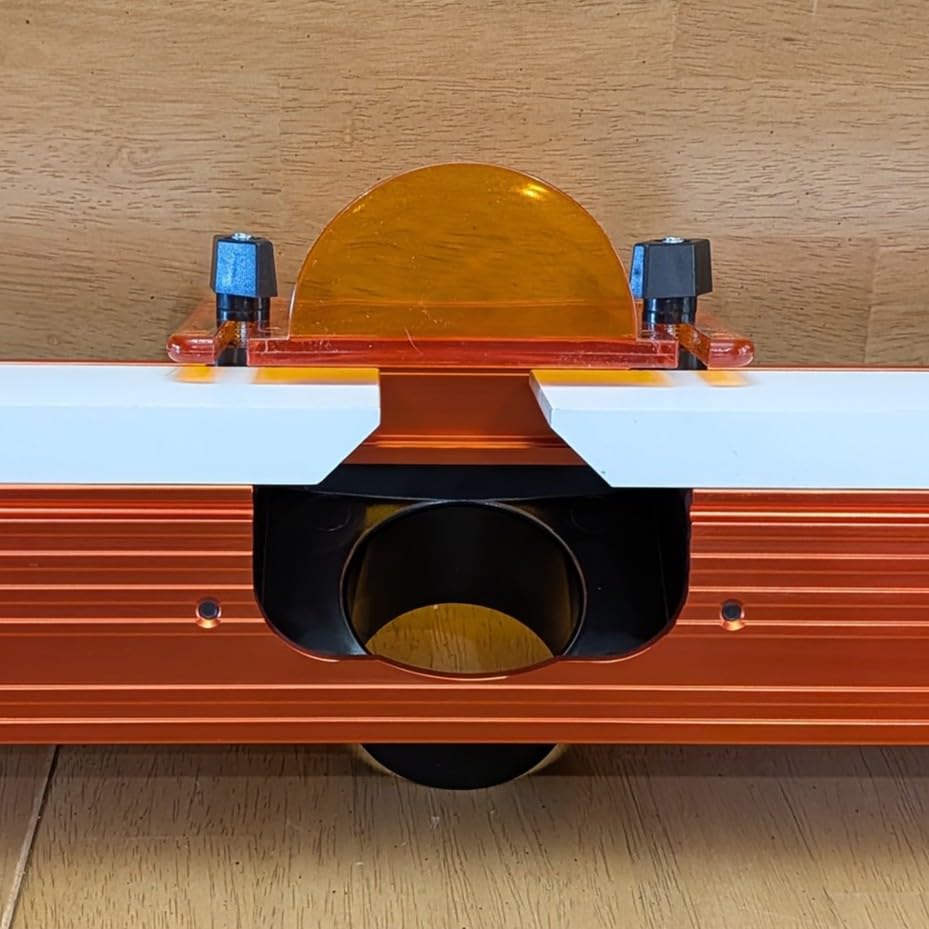 O'SKOOL 32 Inches Long Router Table Fence System with Feather Board, Bit Guard, Adjustable Stop and Dust Port customer photo 2