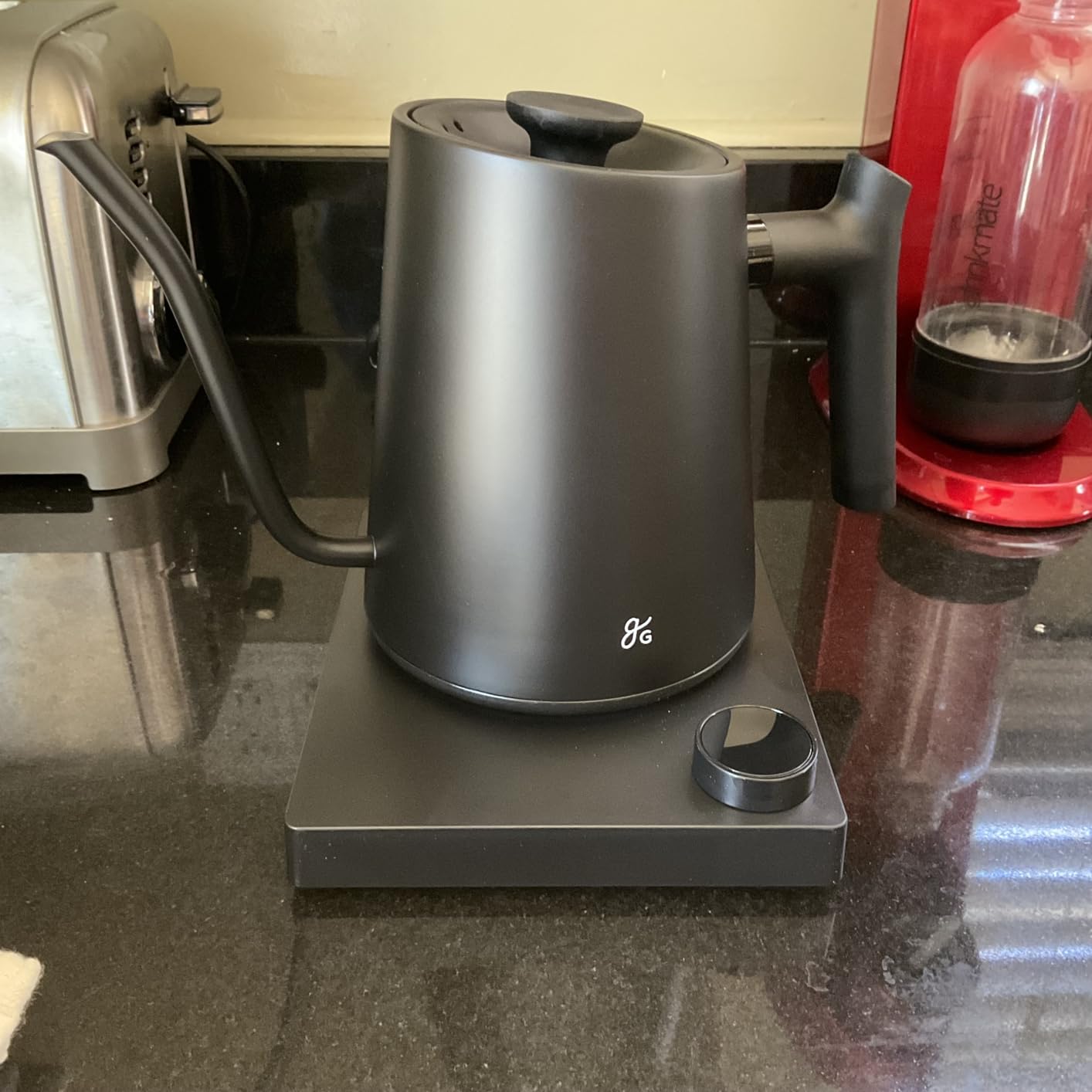 Greater Goods Gooseneck Electric Kettle, 1200W Temperature Control, 0.8L customer photo 1