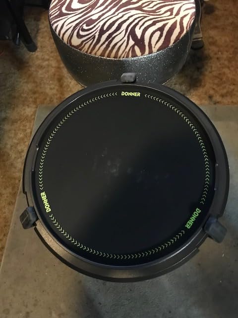 Drum Practice Pad, Donner Drummer Practice Pad - Quiet Drum Pad 12 Inches customer photo 1