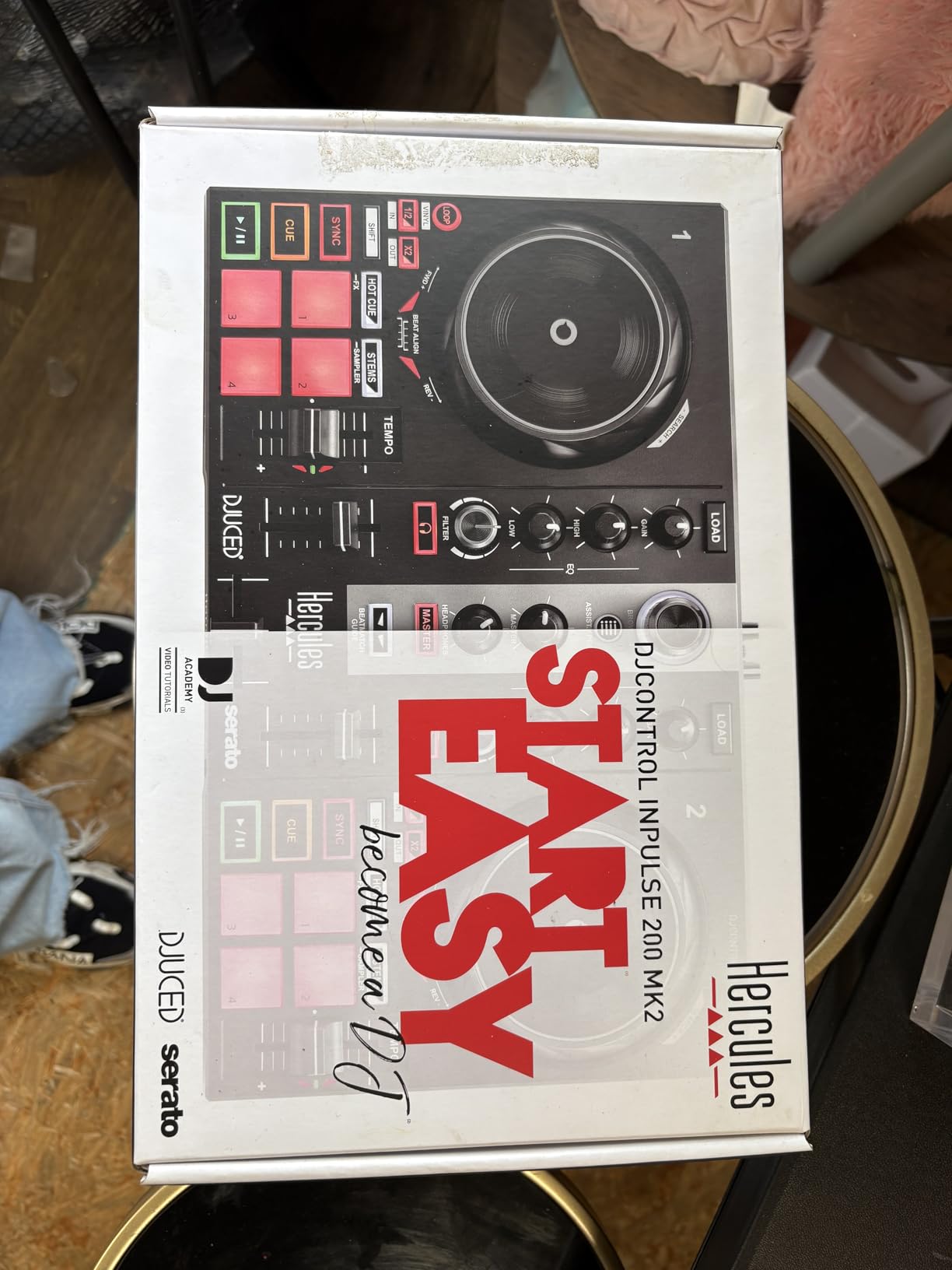 Hercules DJControl Inpulse 200 MK2 — Ideal DJ Controller for Learning to Mix — Software and Tutorials Included, Black customer photo 2