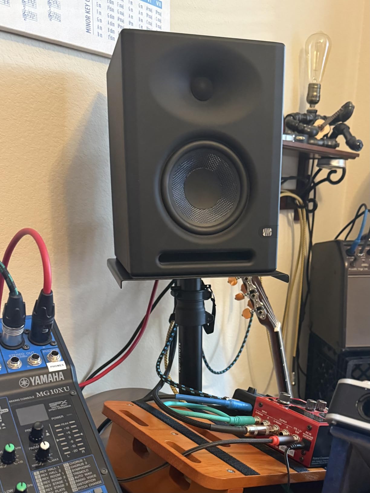 Vondynote Set of 2 Desktop Clamp Speaker Stands Short Studio Monitor Stands customer photo 2