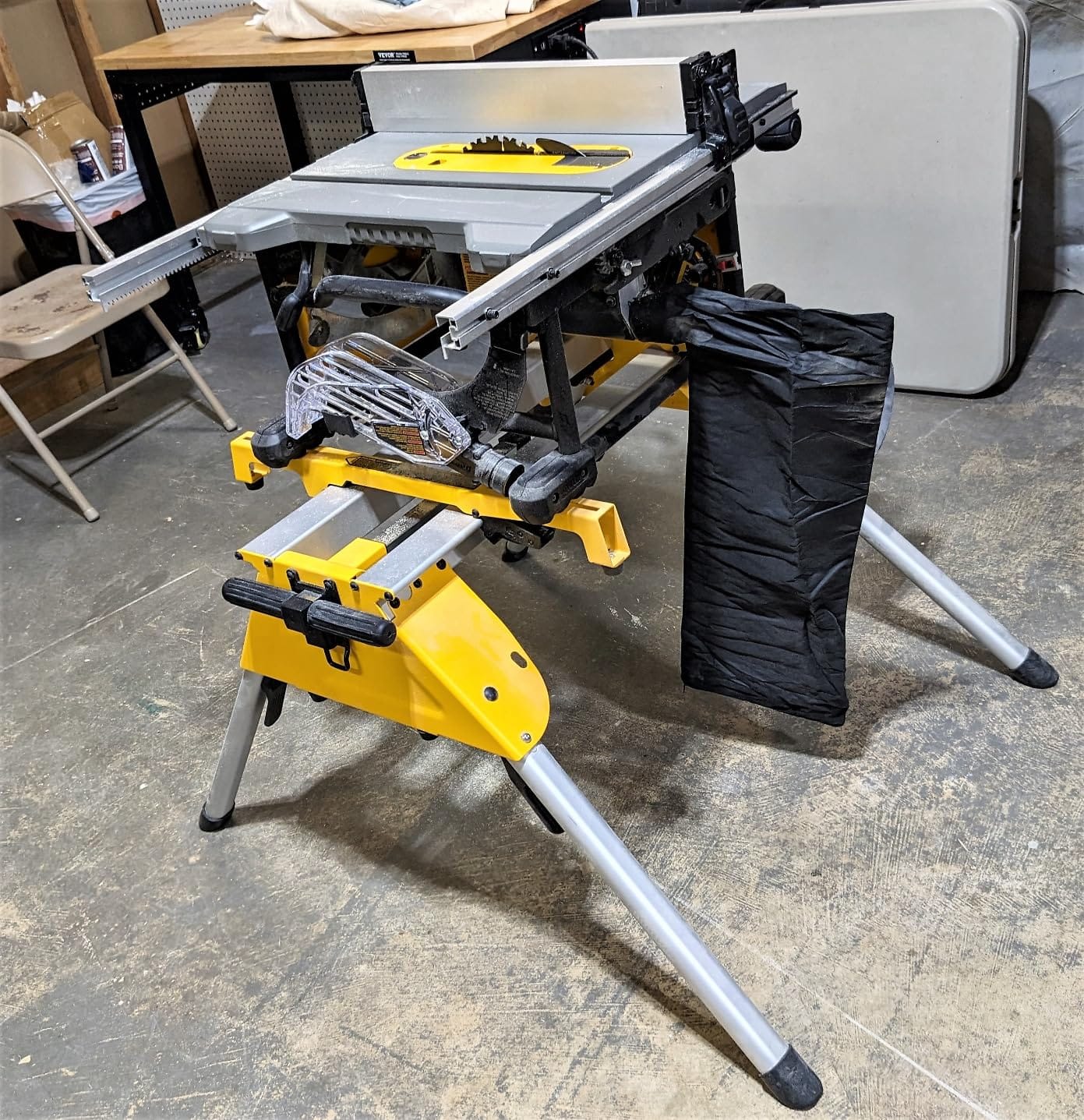 Table Saw Dust Collector Bag Compatible for Bosch/Dewalt/Ryobi/Craftsman/RIGID/Metabo/Kobalt/Skilsaw/Delta (10