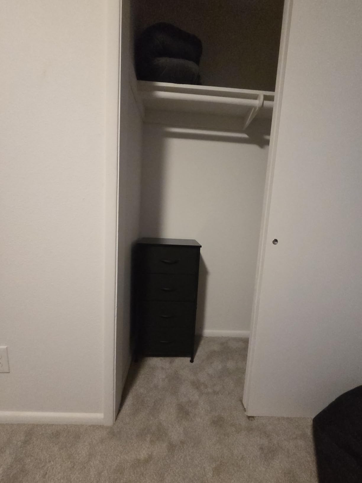 AODK Small Dresser for Bedroom with 4 Storage Drawers, Black customer photo 1