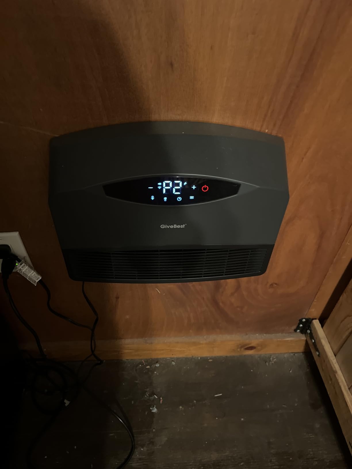 GiveBest Smart Wall Heater, 1500W Space Heaters for Indoor Use, Large Room customer photo 1