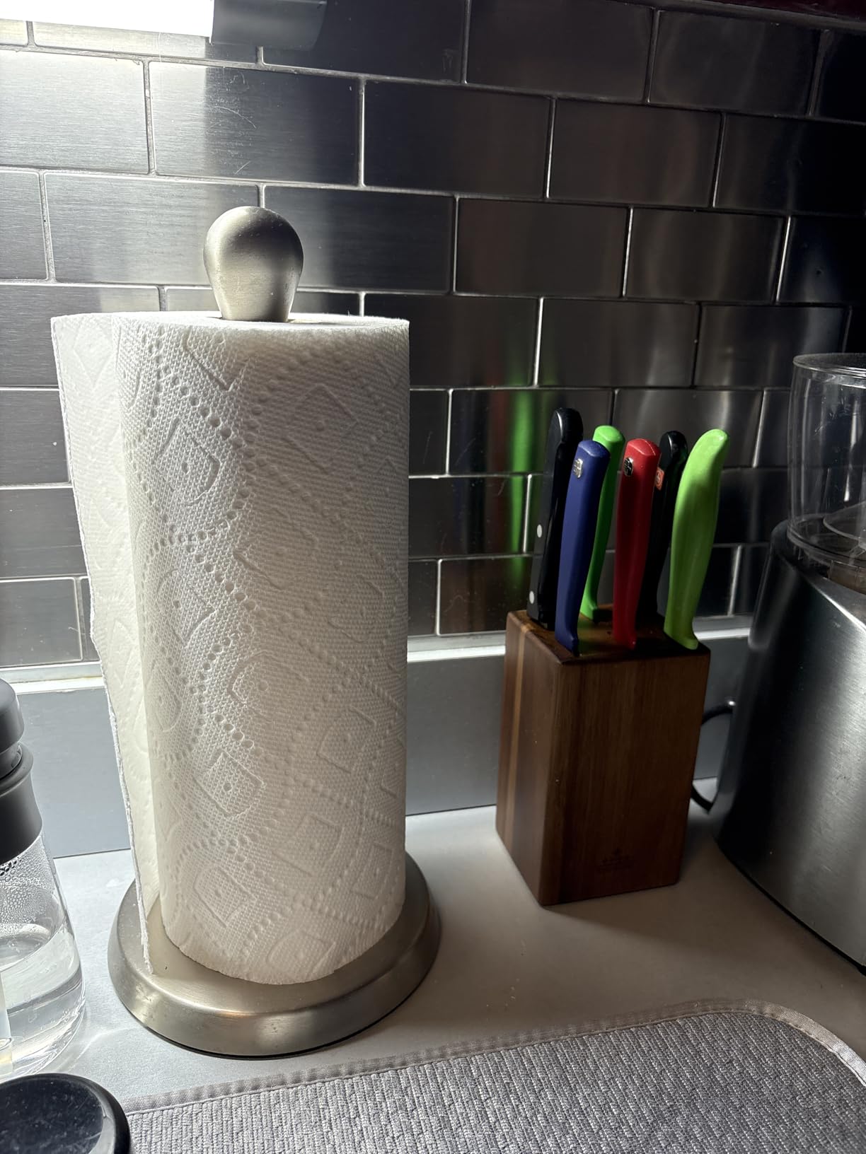 ENOKING Knife Block without Knives, 25 Slots Large Knife Holder customer photo 1