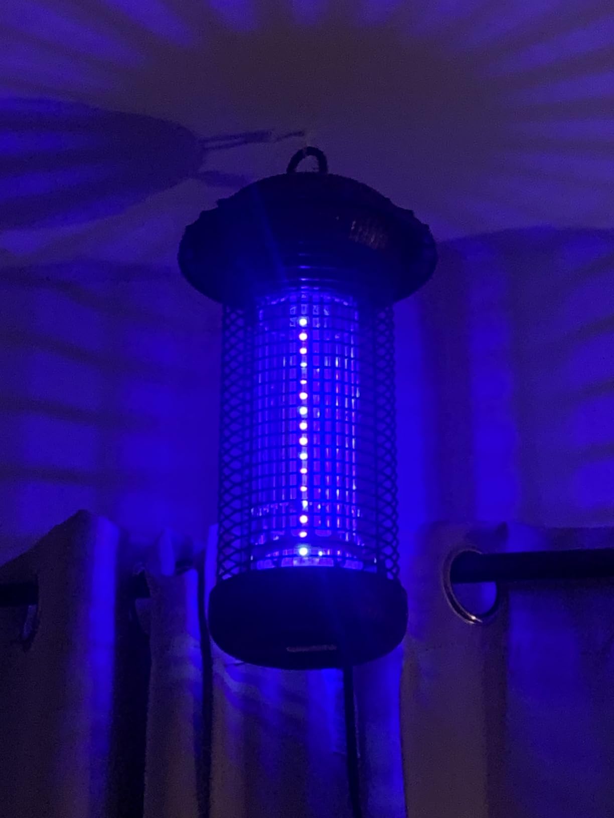 Buzbug LED Bug Zapper Indoor Outdoor, Up to 50000 Hrs Lifespan Lamp, Energy Saving & Dual Band Attraction, 5.6 ft Power Cord, High Voltage Mosquito Fly Zapper Trap Killer -MO008C customer photo 1