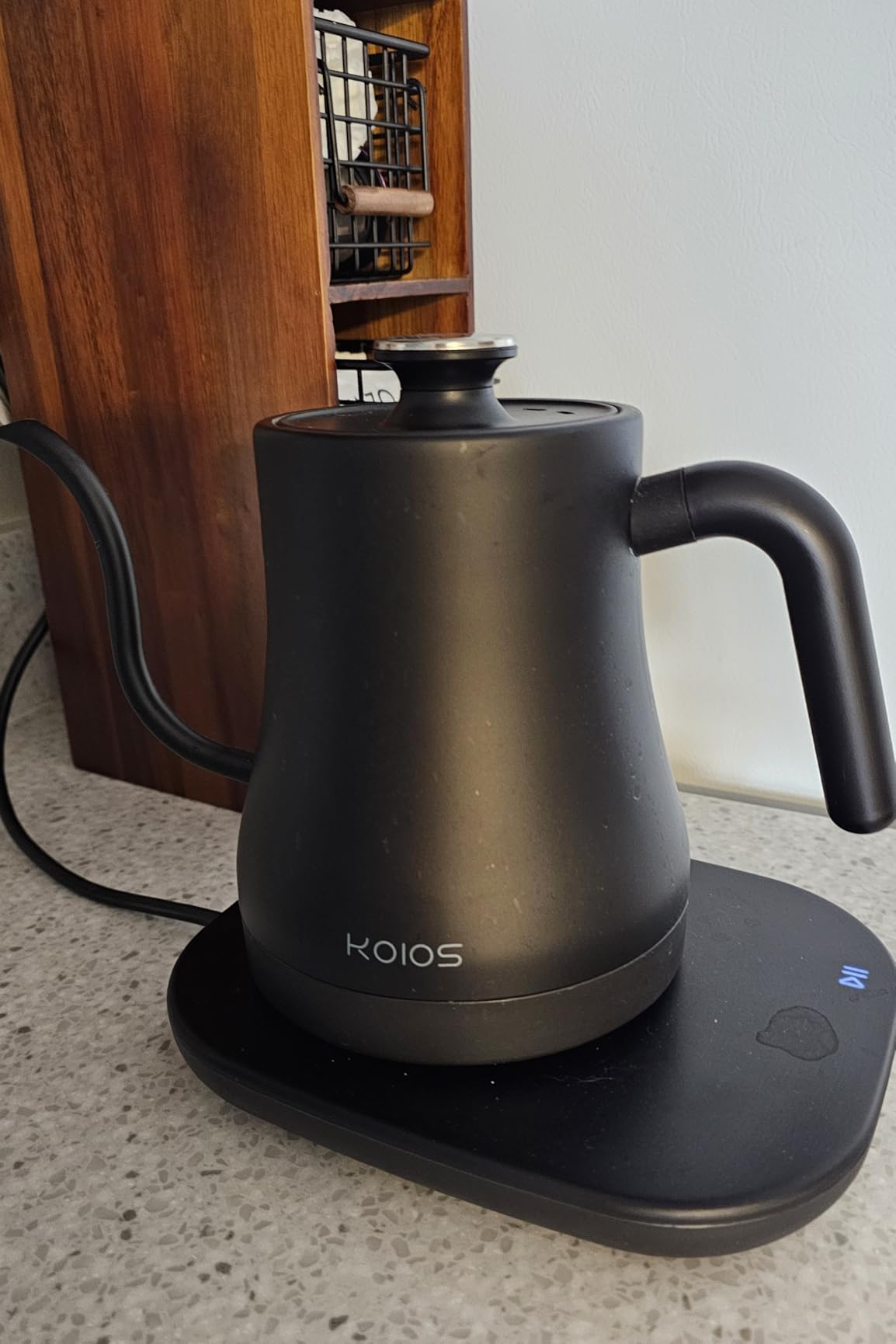 KOIOS Gooseneck Electric Kettle, ±1℉ Temp Control, Mute Mode, 4H Keep Warm customer photo 1