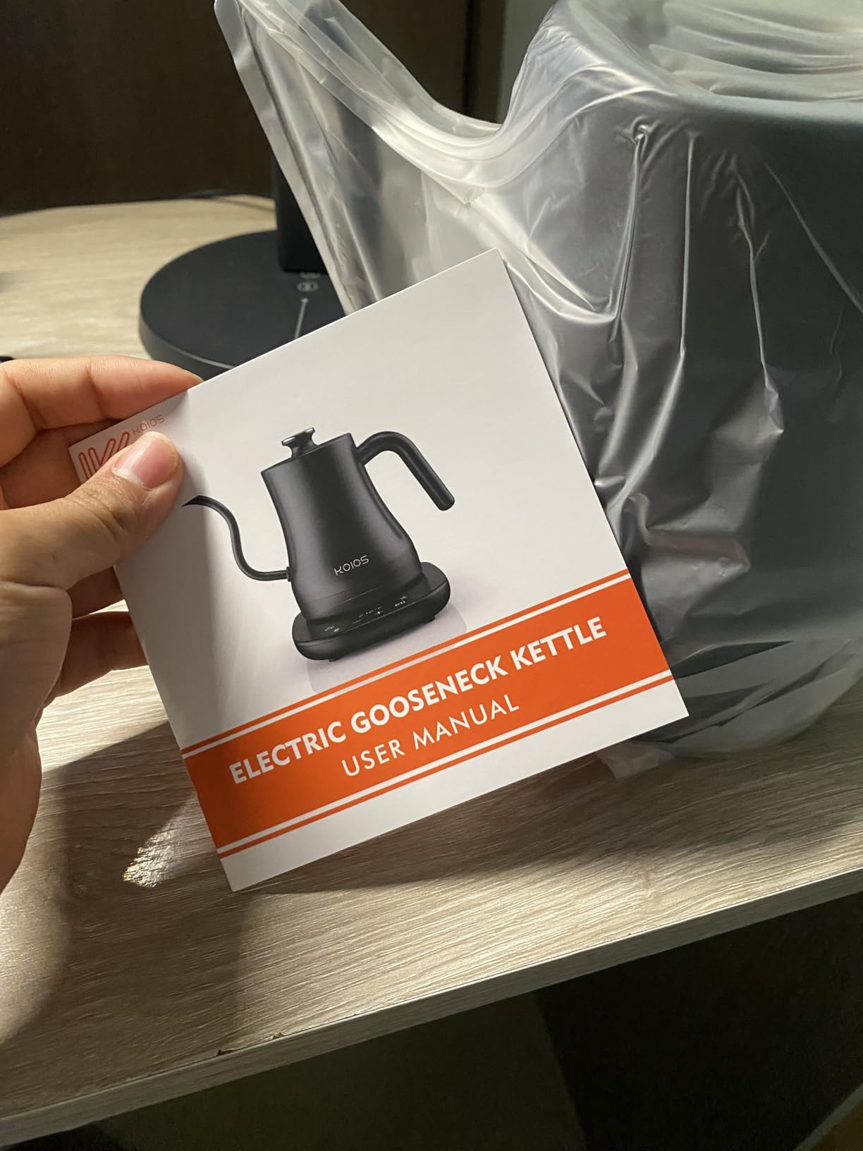 KOIOS Gooseneck Electric Kettle, ±1℉ Temp Control, Mute Mode, 4H Keep Warm customer photo 2