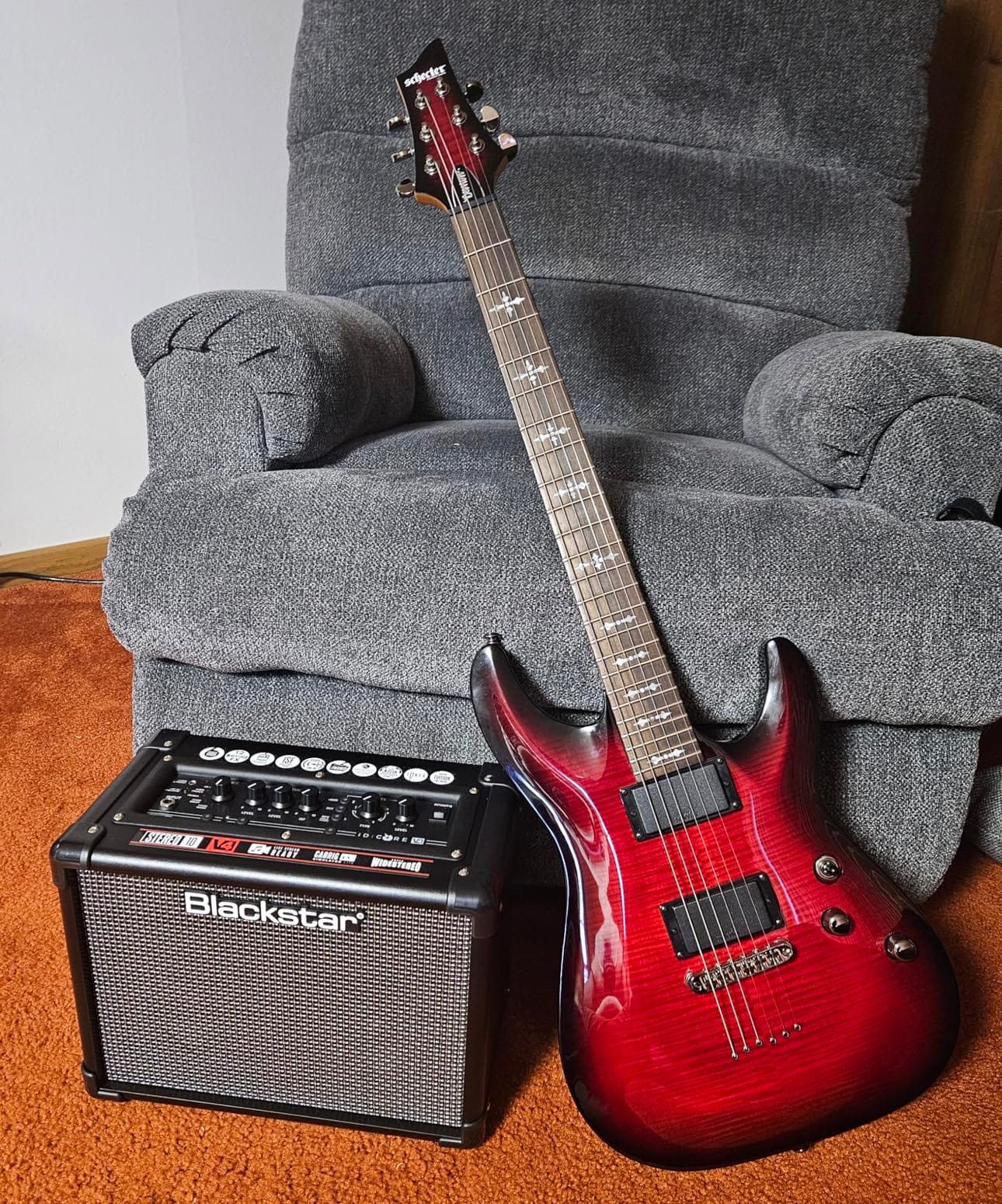 Blackstar ID: Core V4 Stereo 10, 10 watt 2x3 inch Digital Combo Amp w/ customer photo 2