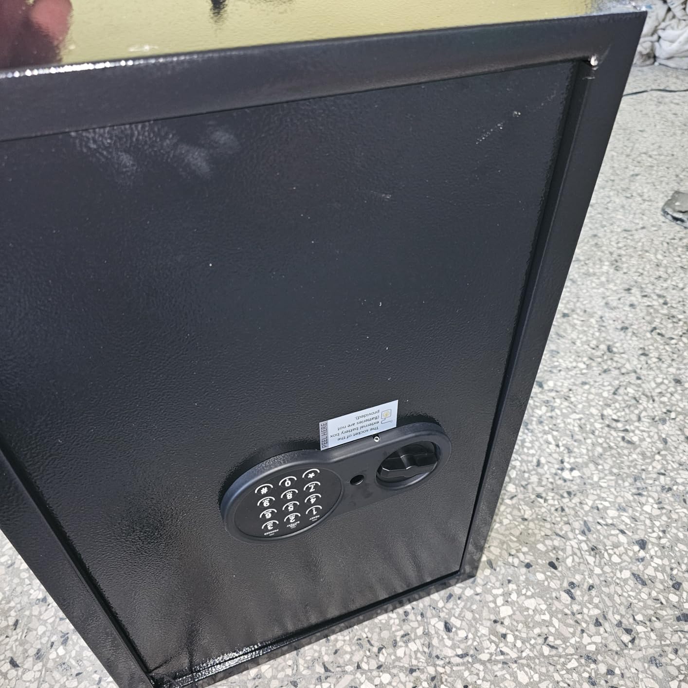 Mitlvge 9.84'' Tall Small Safe Box, Home Safes with Removable Shelf customer photo 2