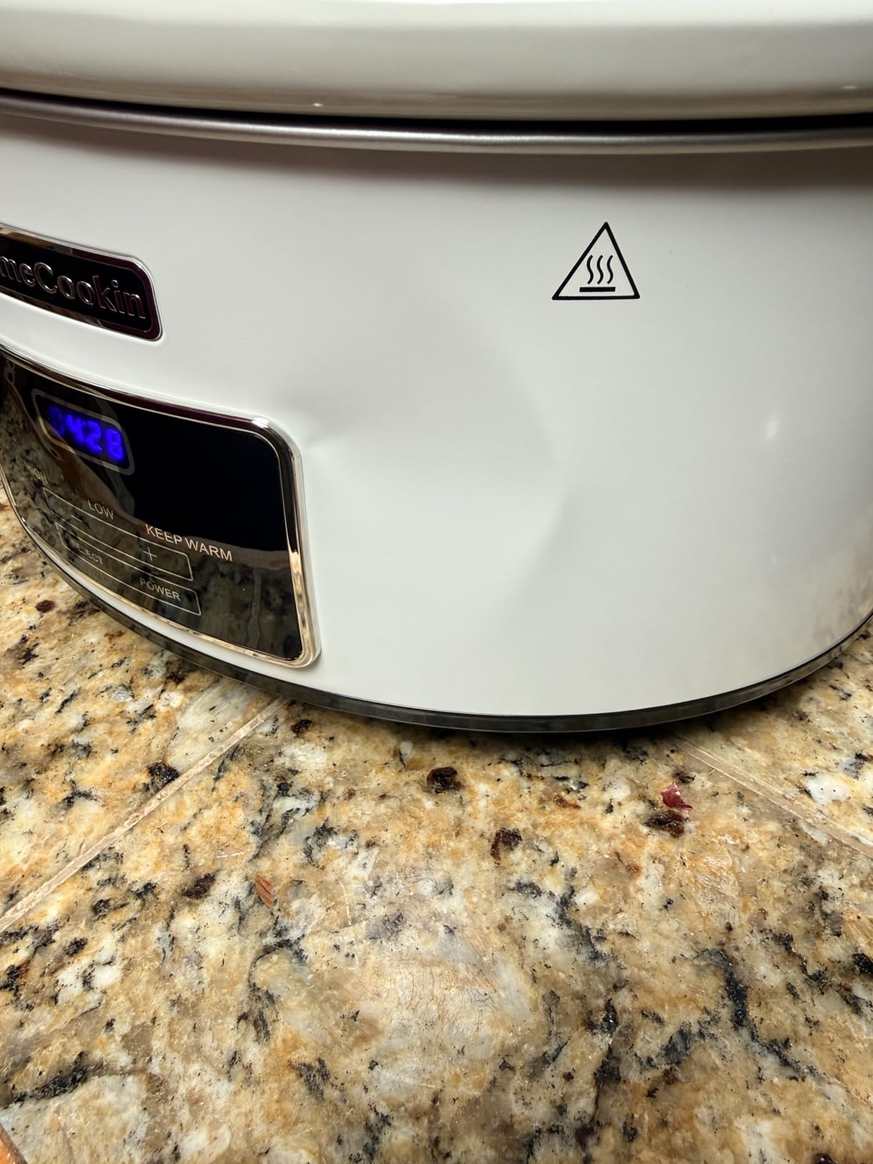 HOMECOOKIN 8 Quart Programmable Slow Cooker, Kitchen Appliances, Perfect Kitchen Small Appliance for Family Dinners, Red Stainless Steel customer photo 2