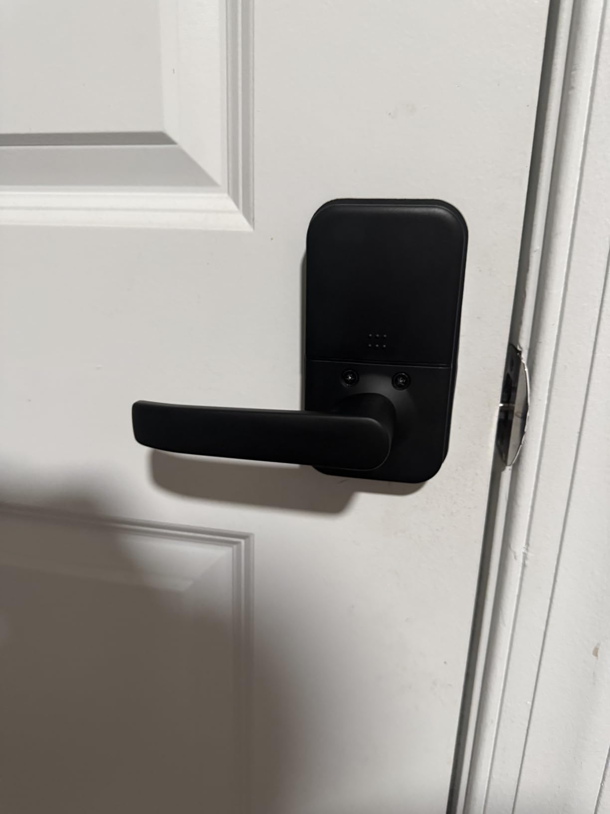 Smart Door Handle Lock with Keypad: Kucacci Keyless Entry Digital Knob for Front Door - Electronic Smart Lock with Keypad - Exterior Code Door Knob - Easy Installation customer photo 2