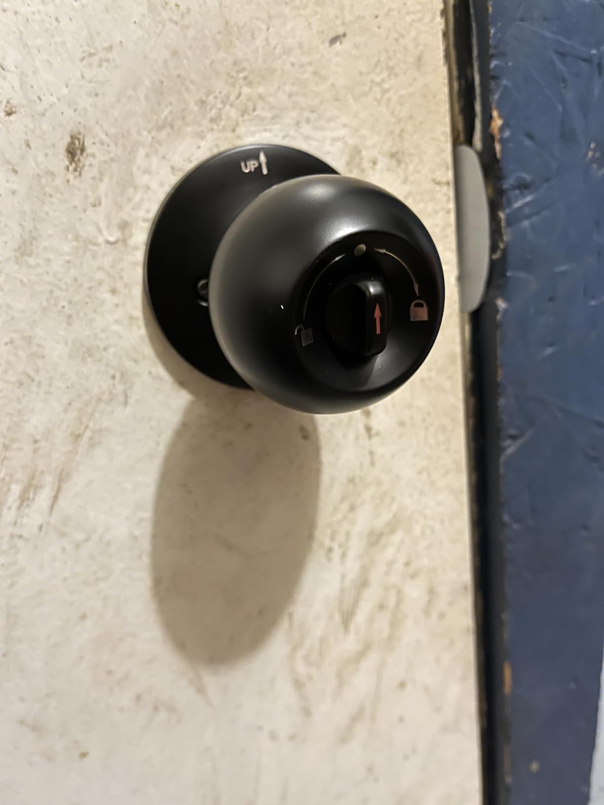 Smart Fingerprint Door Knob with Keypad, Fingerprint Door Lock, Matte Black customer photo 1