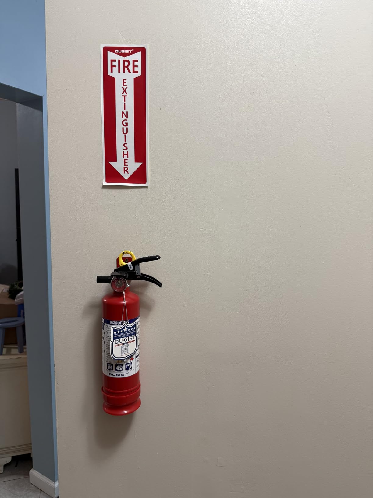 Ougist Signature ABC Fire Extinguisher for Home, 2.5 lb, 2 Pack customer photo 2