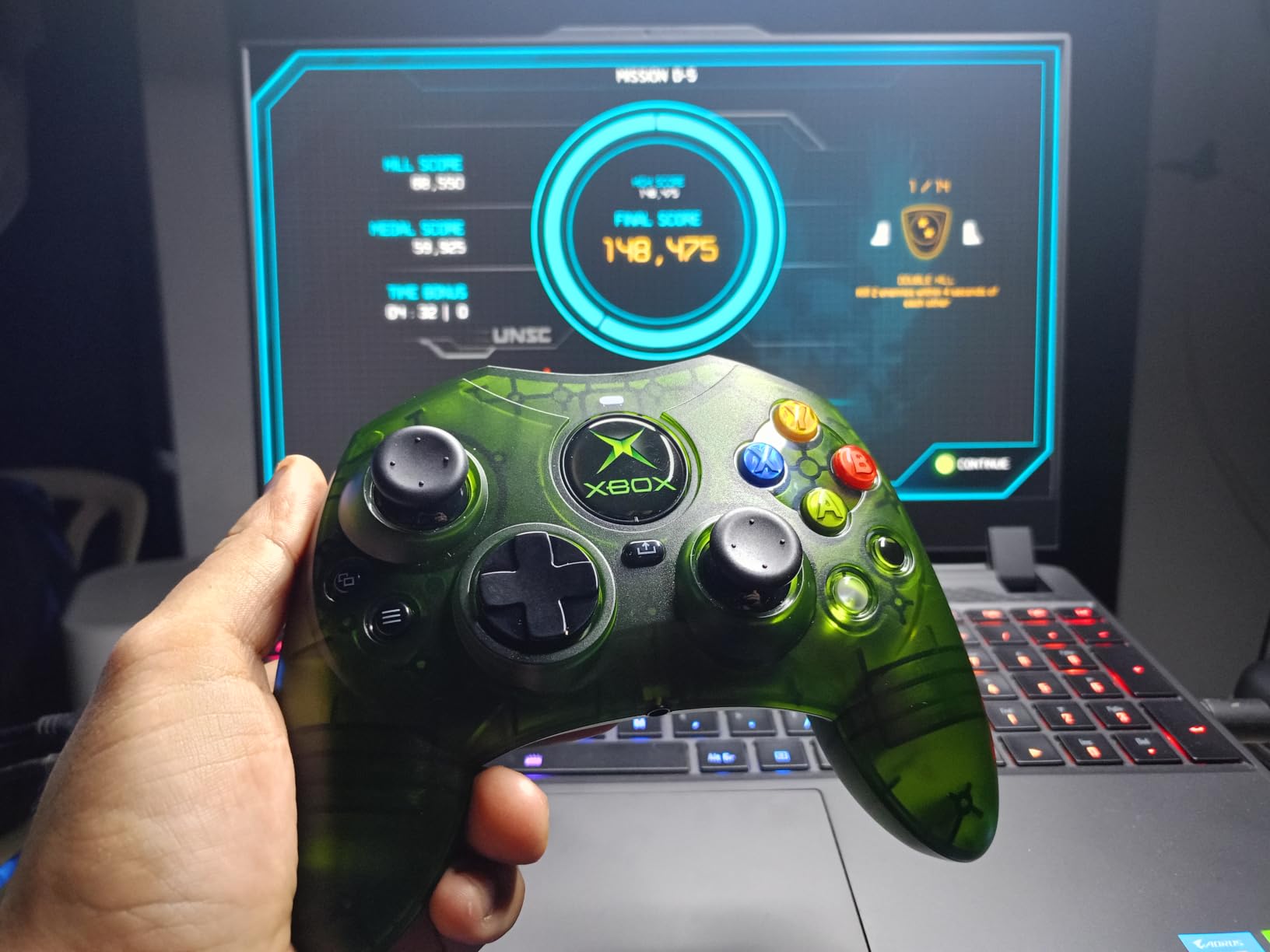 Hyperkin - DuchesS Wired Controller for XBOX Series X|S, XBOX One, Windows 10|11, PC, with Hall Effect Joysitcks, Audio Jack, Impulse Triggers, Black - Officially licensed customer photo 1