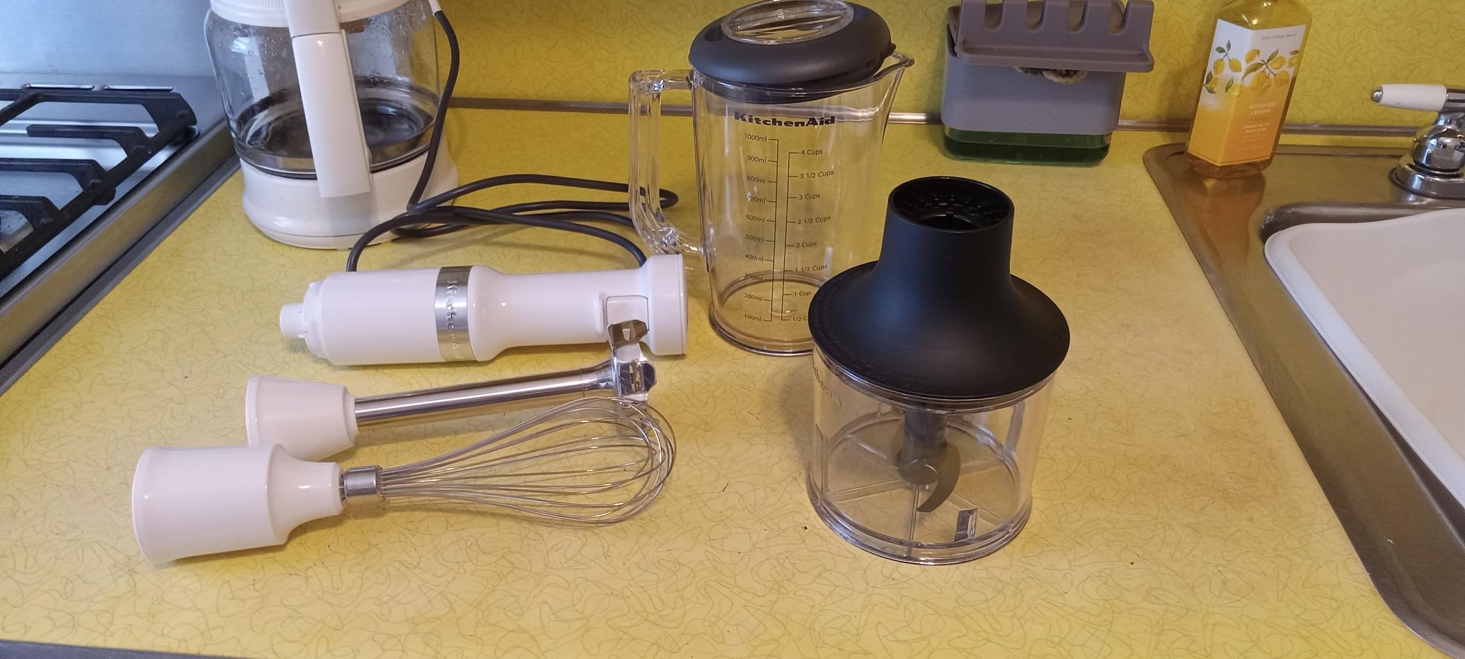 KitchenAid Variable Speed Corded Hand Blender with Attachments, KHBV83 customer photo 2