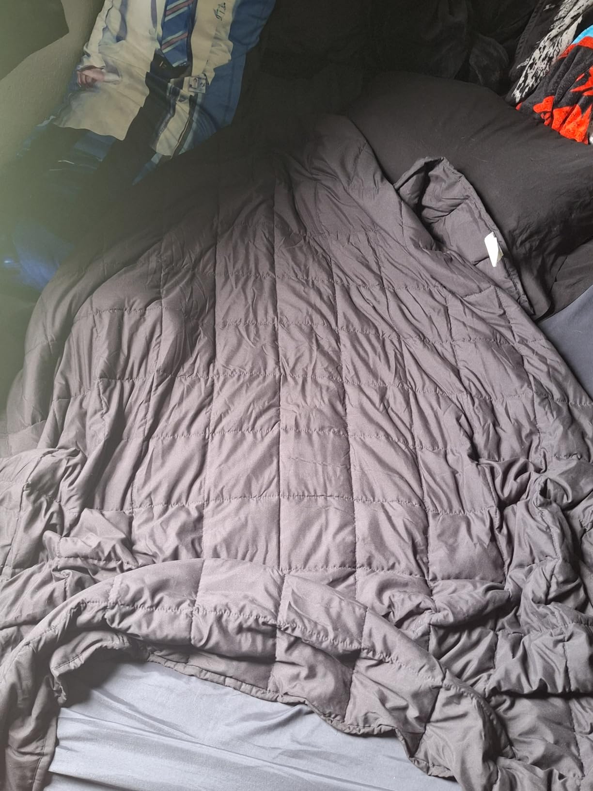 Topblan Cooling Weighted Blanket for Adults, 20 lbs 60 x 80 Queen Size Bed customer photo 2