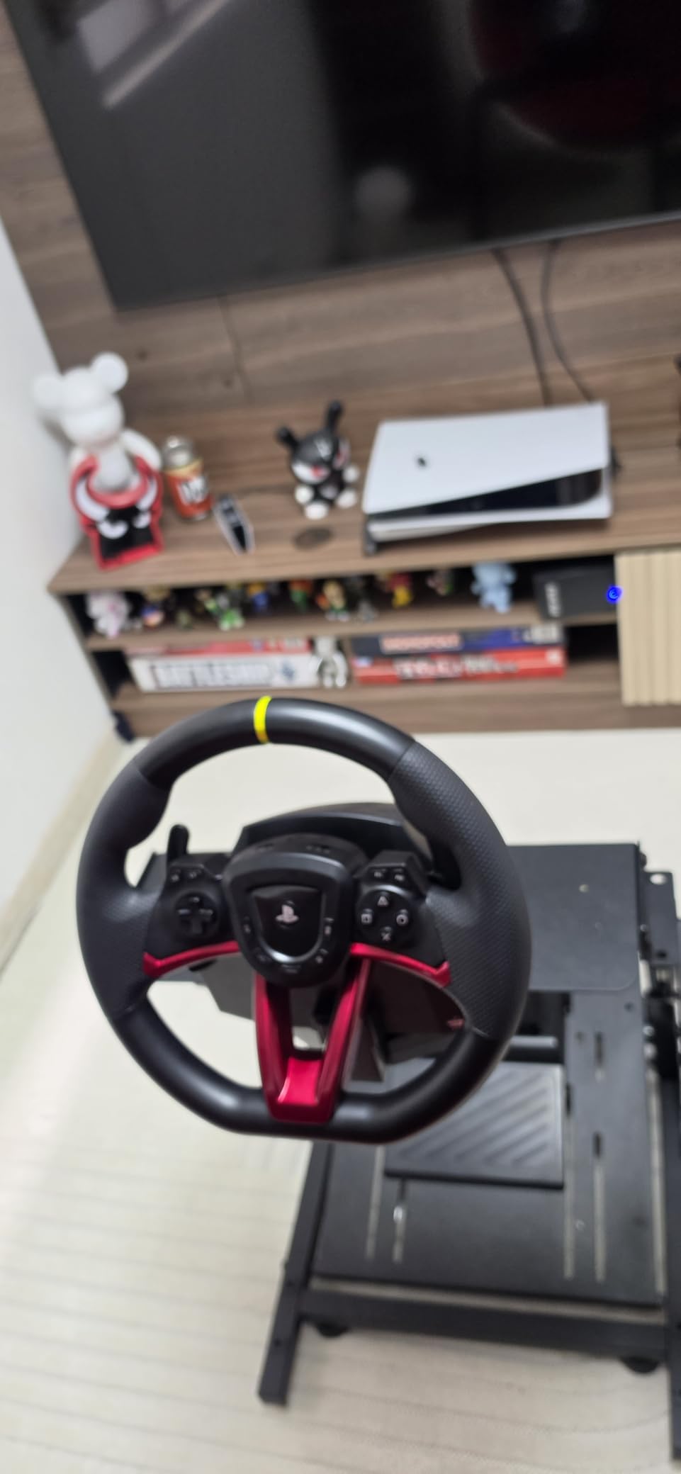 HORI Wireless Racing Wheel Apex for Playstation 5, PlayStation 4 and Windows 11/10 customer photo 1