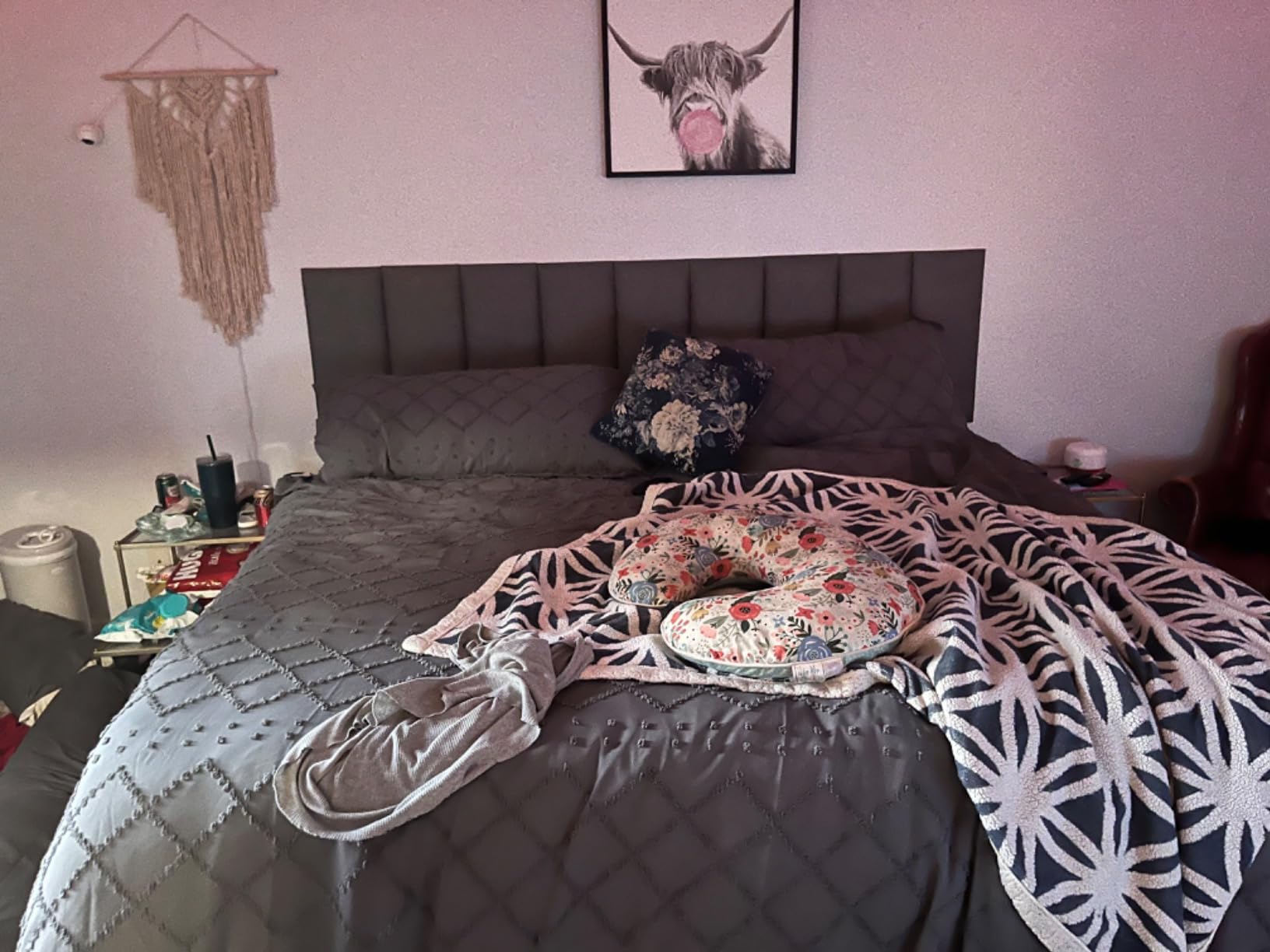 Nestl 2nd Gen King Adjustable Bed Frame with Massage and Wireless Remote, Electric Base with Head and Foot Incline, Zero Gravity, USB Ports, Under Bed LED, No Box Spring Needed customer photo 2