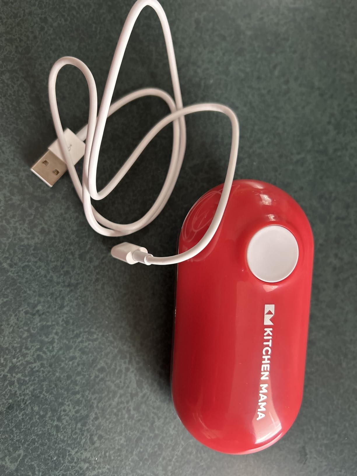 Kitchen Mama Mini Plus Electric Can Opener, Teal customer photo 1