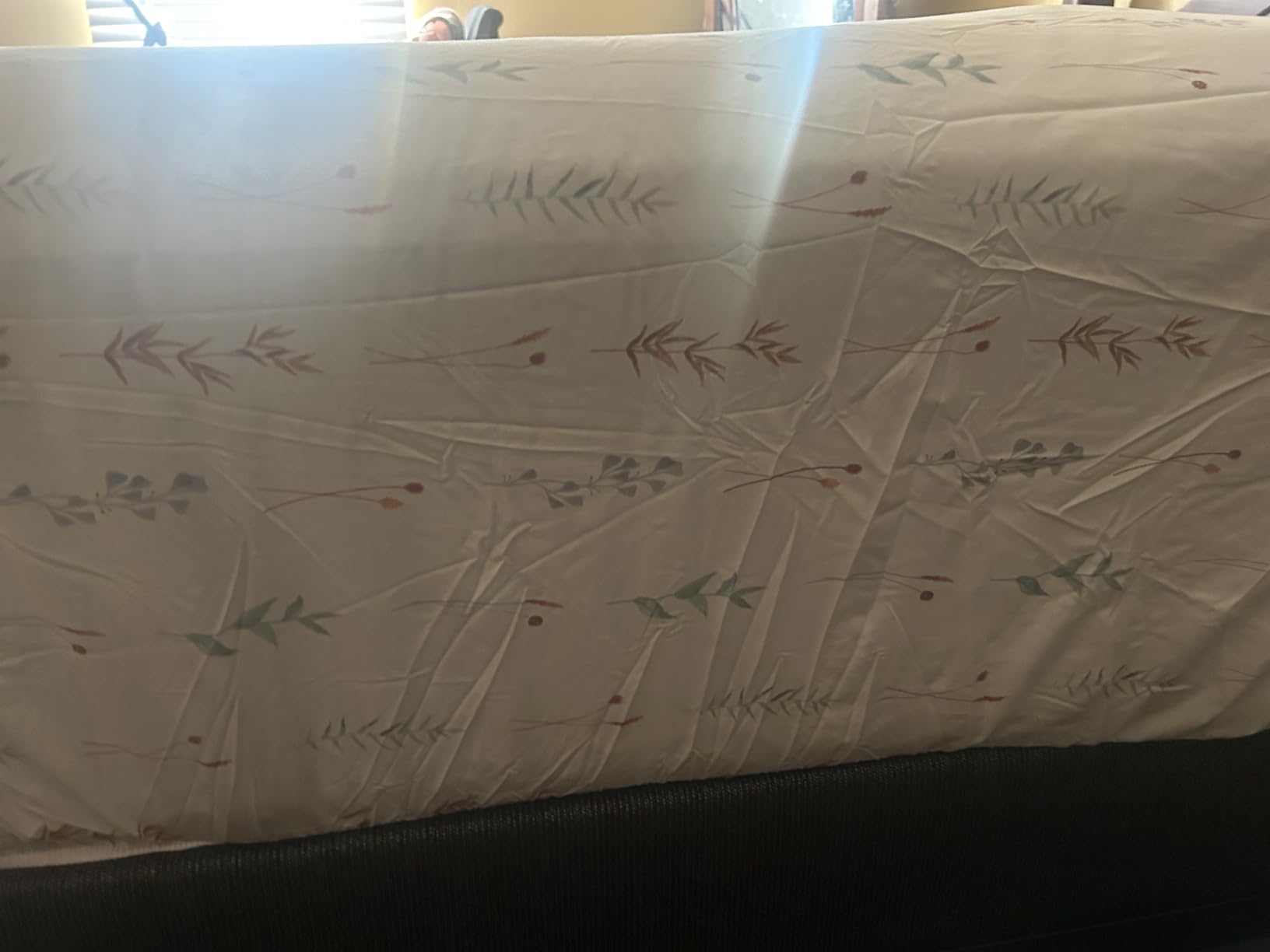 ZOYER 100% Cotton Queen Sheets, Percale Weave, Fairy Meadows customer photo 1