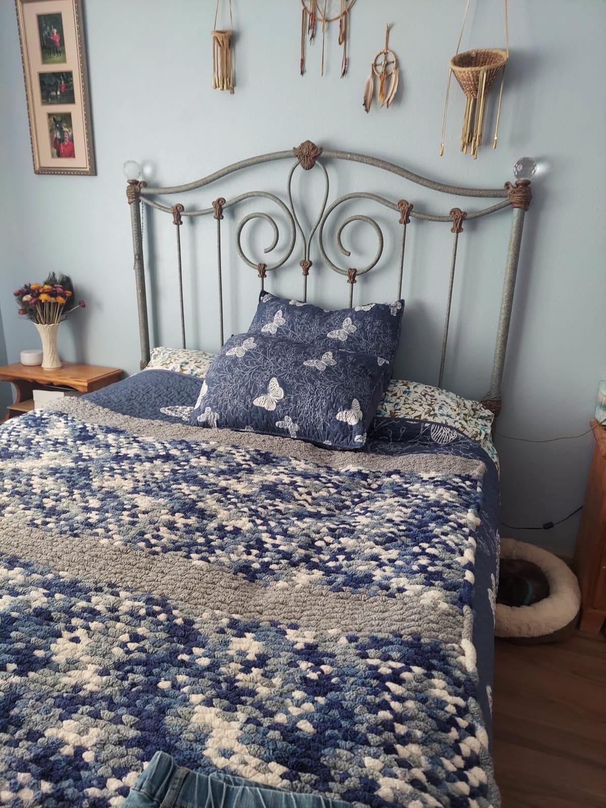 ZOYER 100% Cotton Queen Sheets, Percale Weave, Fairy Meadows customer photo 2